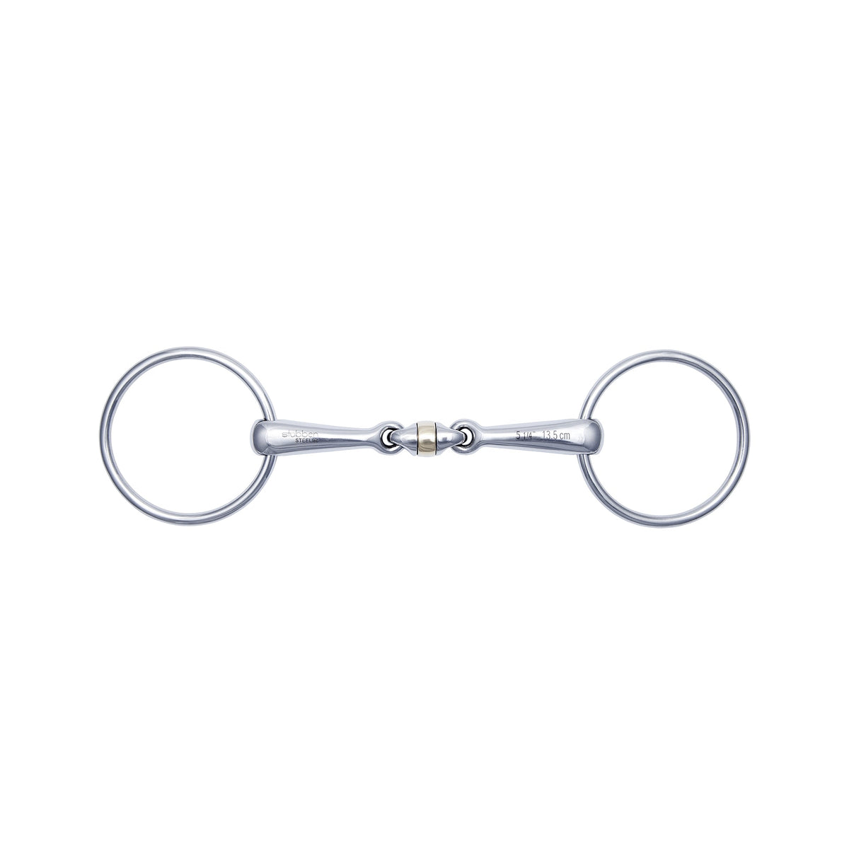 Stübben 2428 Soft-Roll Wassertrense doppelt gebrochen mit Sweet Copper Soft Roll