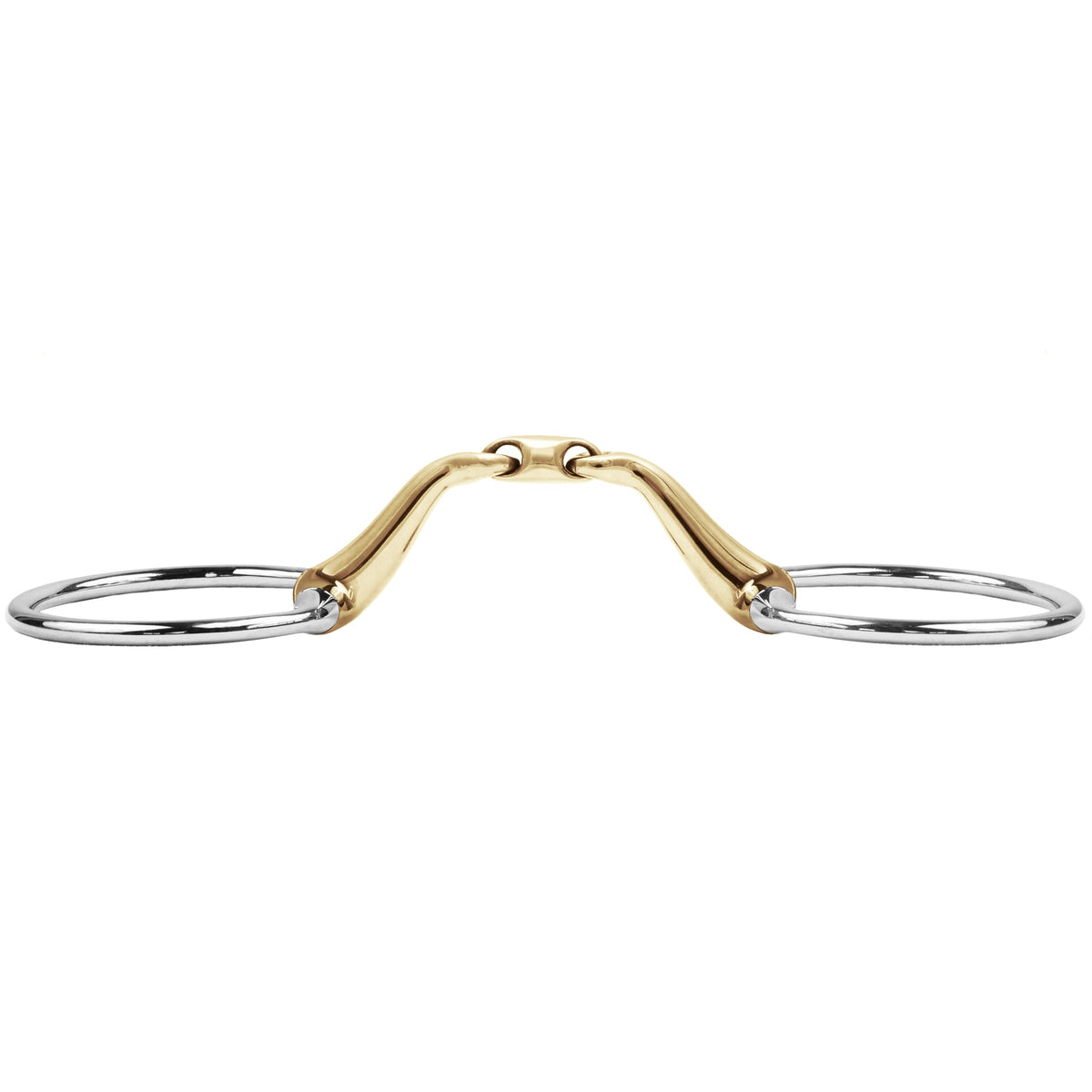 Stübben 2631 Olivenkopftrense Level 3 doppelt gebrochen mit Sweet Copper Mundstück