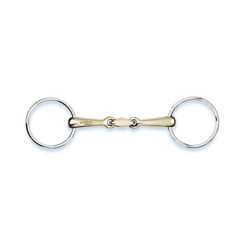 Stübben 2224 Unterlegtrense doppelt gebrochen mit Sweet Copper Mittelstück