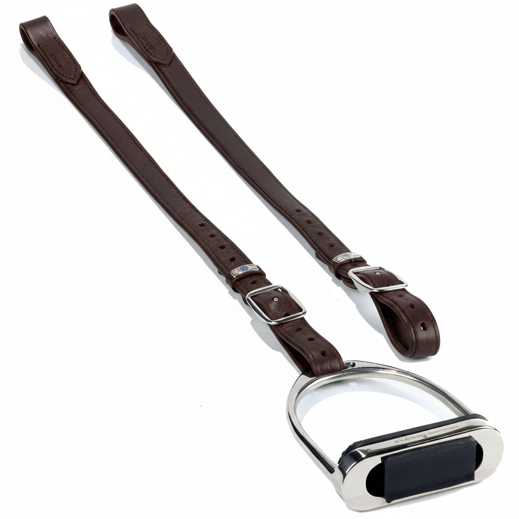 Stübben Steigbügelriemen Mono de Luxe Breite 1 Zoll ebony