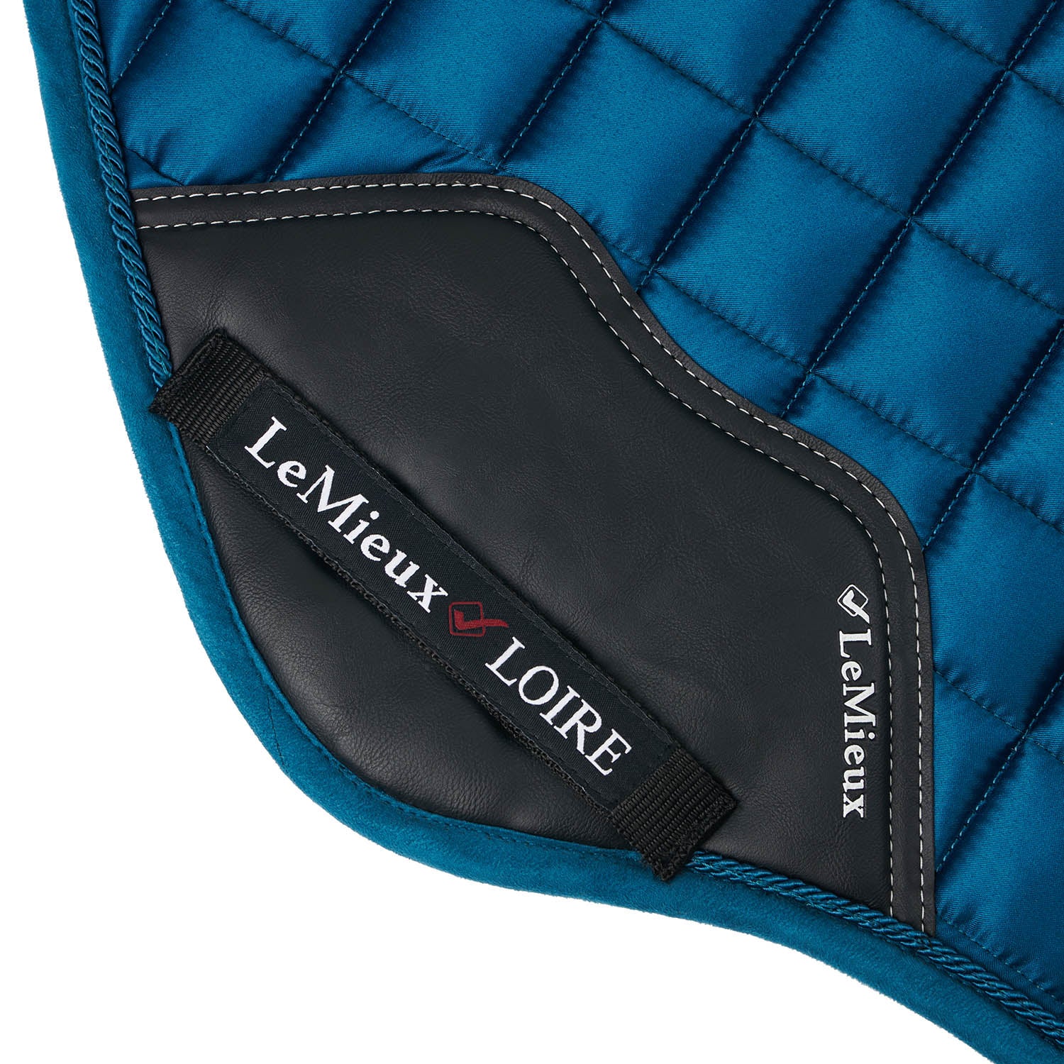 LeMieux saddle pad Loire Classic Satin Close Contact Square marine