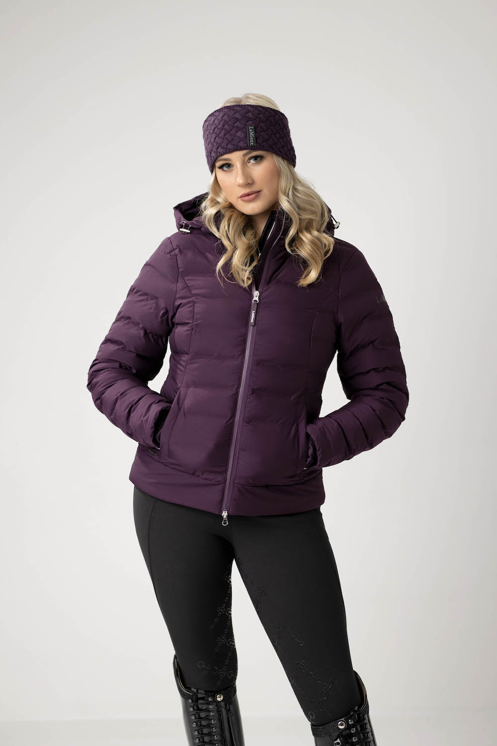 LeMieux Stirnband Cable Knit Headband fig