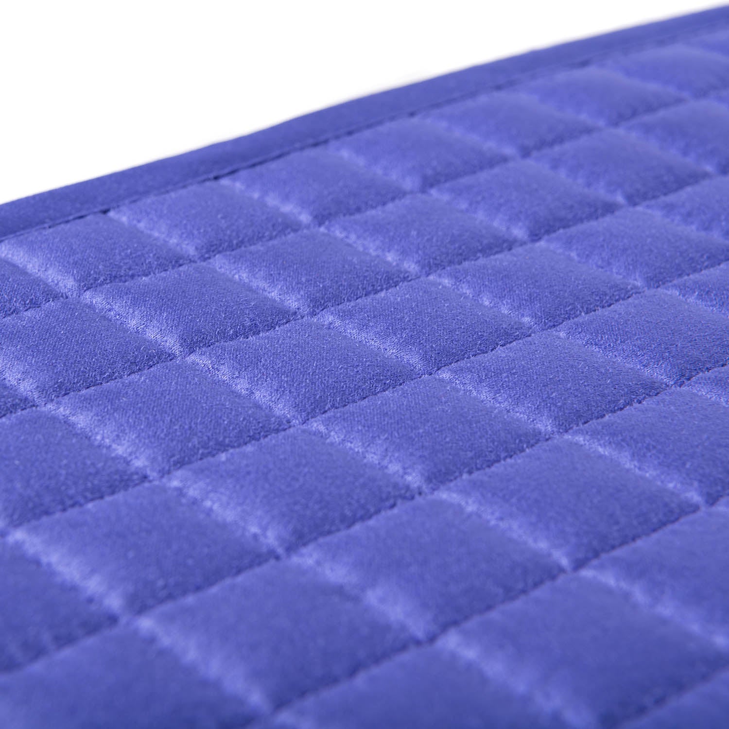 LeMieux Schabracke Luxury Suede Close Contact Square bluebell