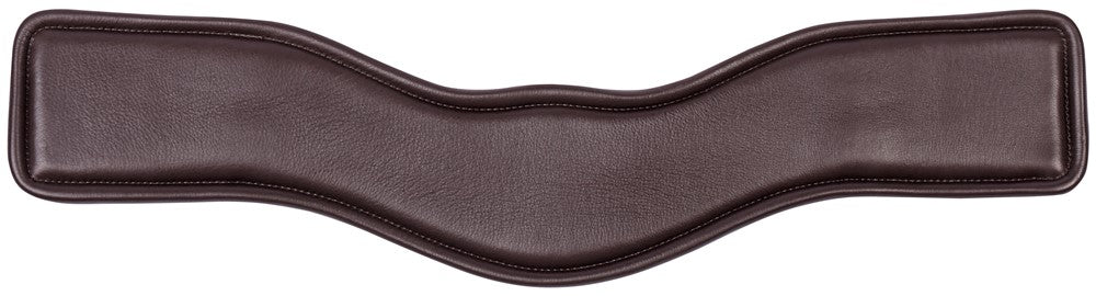 Die Innenseite des Harry’s Horse Dressurgurts Freefit in Braun ist mit weichem Rindsleder gefüttert, liegt gleichmäßig und eben am Pferd an, sorgt für eine pferdefreundliche Druckverteilung und lässt sich dank der glatten Lederoberfläche leicht von Schweiß und Schmutz reinigen.