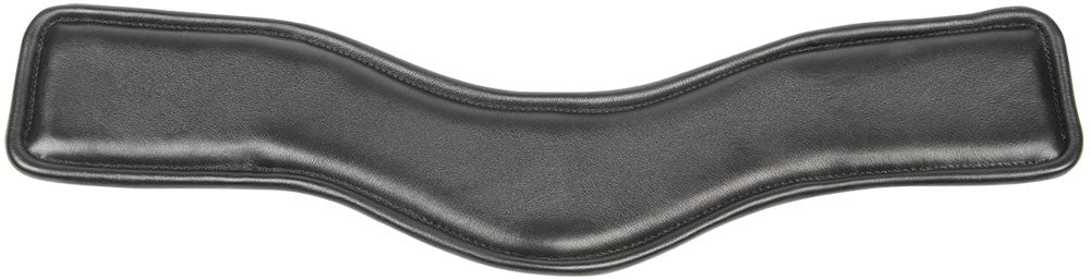 Die Innenseite des Harry’s Horse Dressurgurts Freefit in Schwarz ist mit weichem Rindsleder gefüttert, liegt gleichmäßig und eben am Pferd an, sorgt für eine pferdefreundliche Druckverteilung und lässt sich dank der glatten Lederoberfläche leicht von Schweiß und Schmutz reinigen.