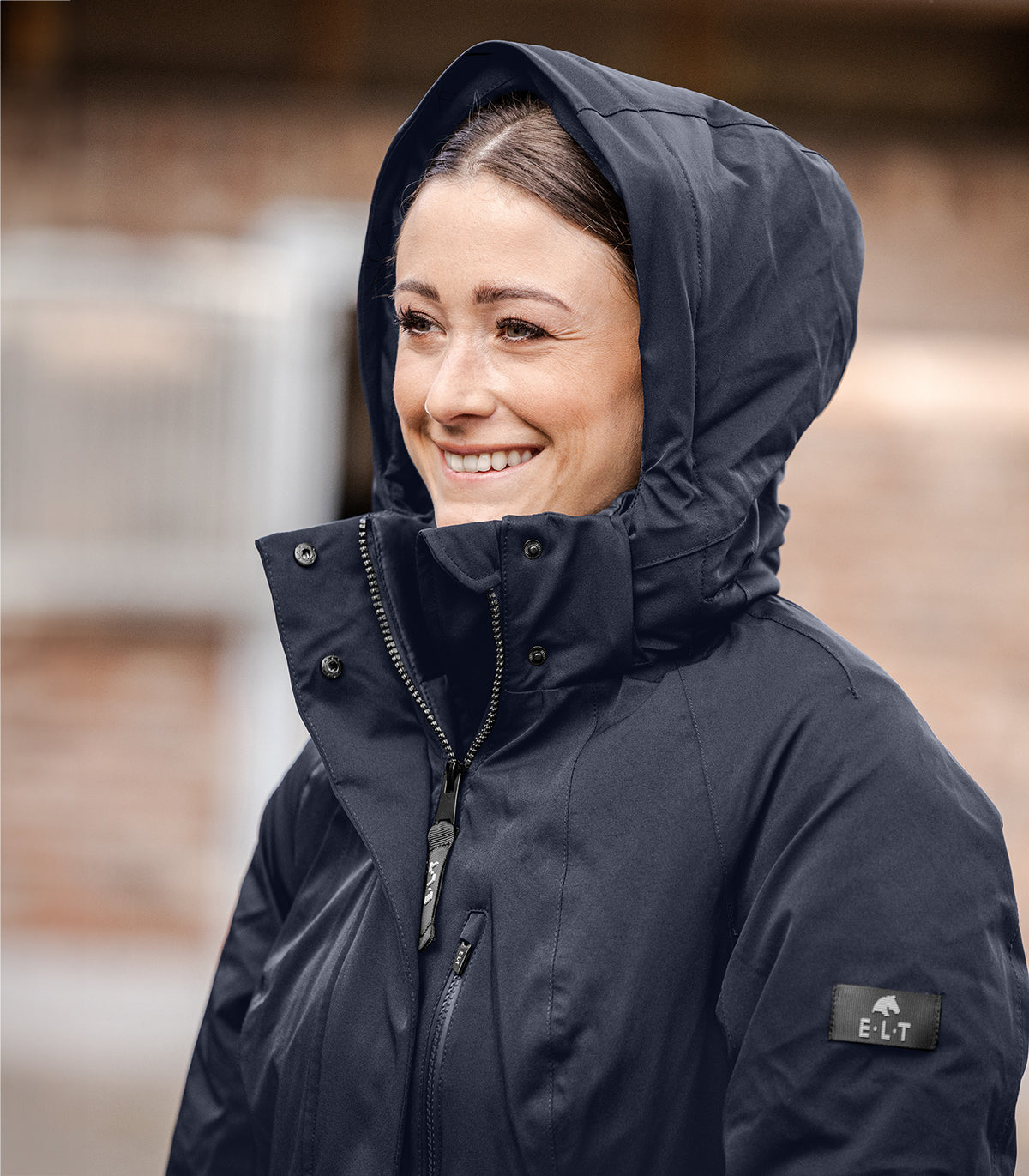 ELT Winter-Performance Reitmantel Opal in Tiefblau, Ansicht 9