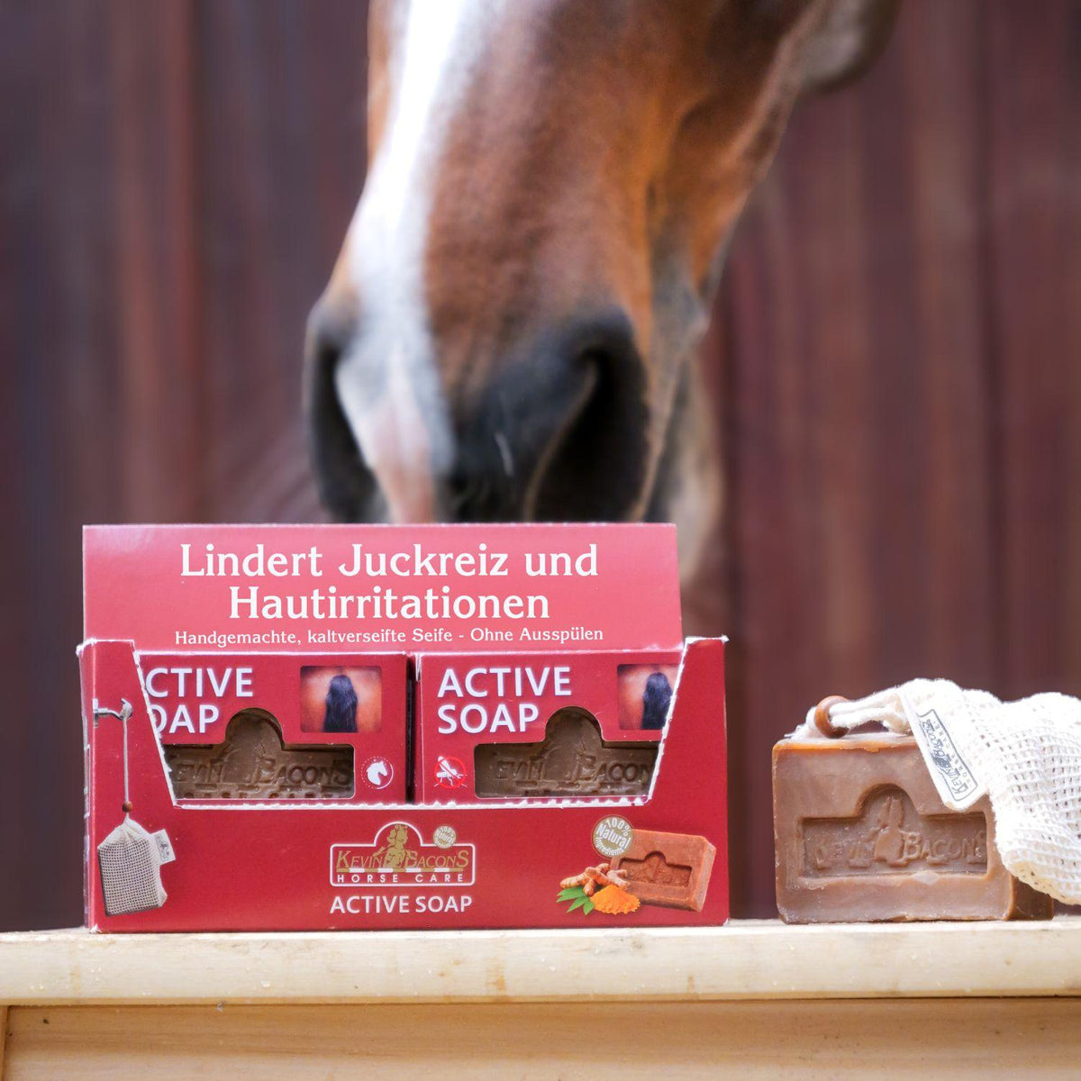 Kevin Bacon’s Active Soap Seife für Haut, Mähne und Schweif