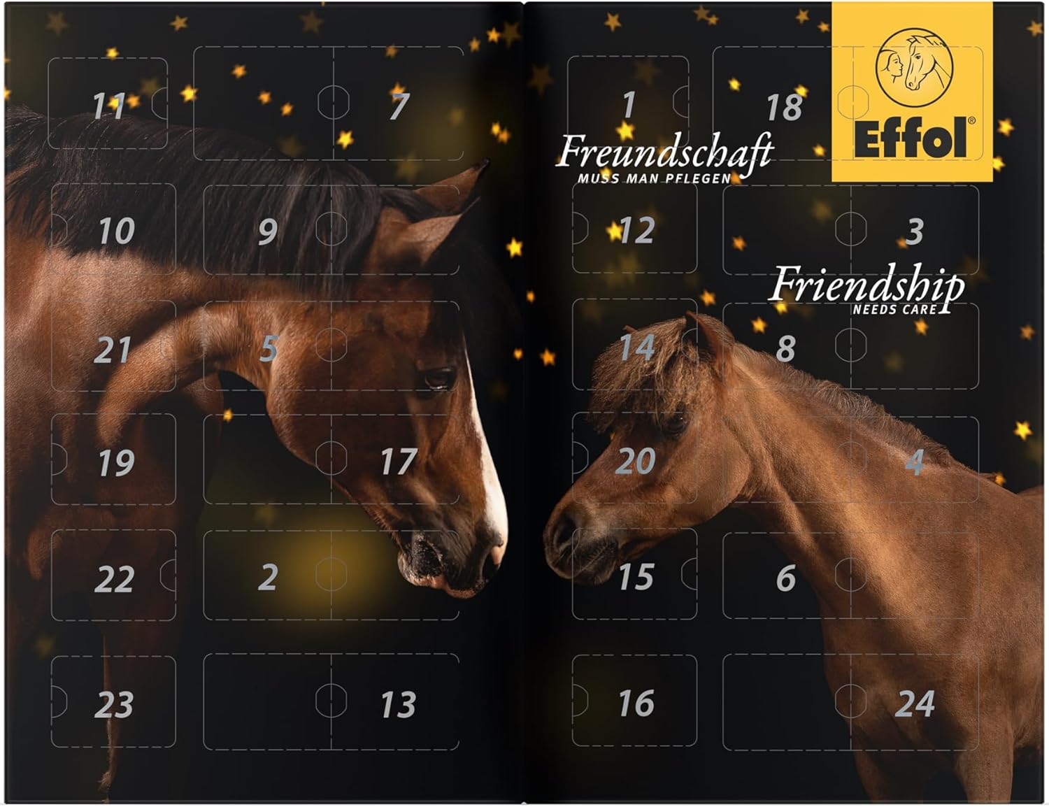 Effol Adventskalender 2025 zum Aufklappen für Pferd und Reiter