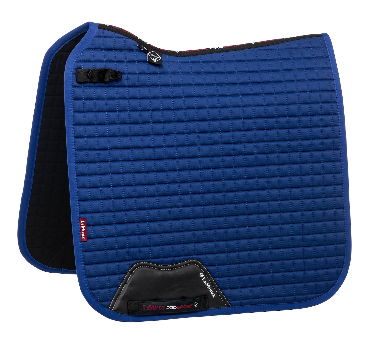 LeMieux saddle pad ProSport Cotton Dressage Square benetton blue