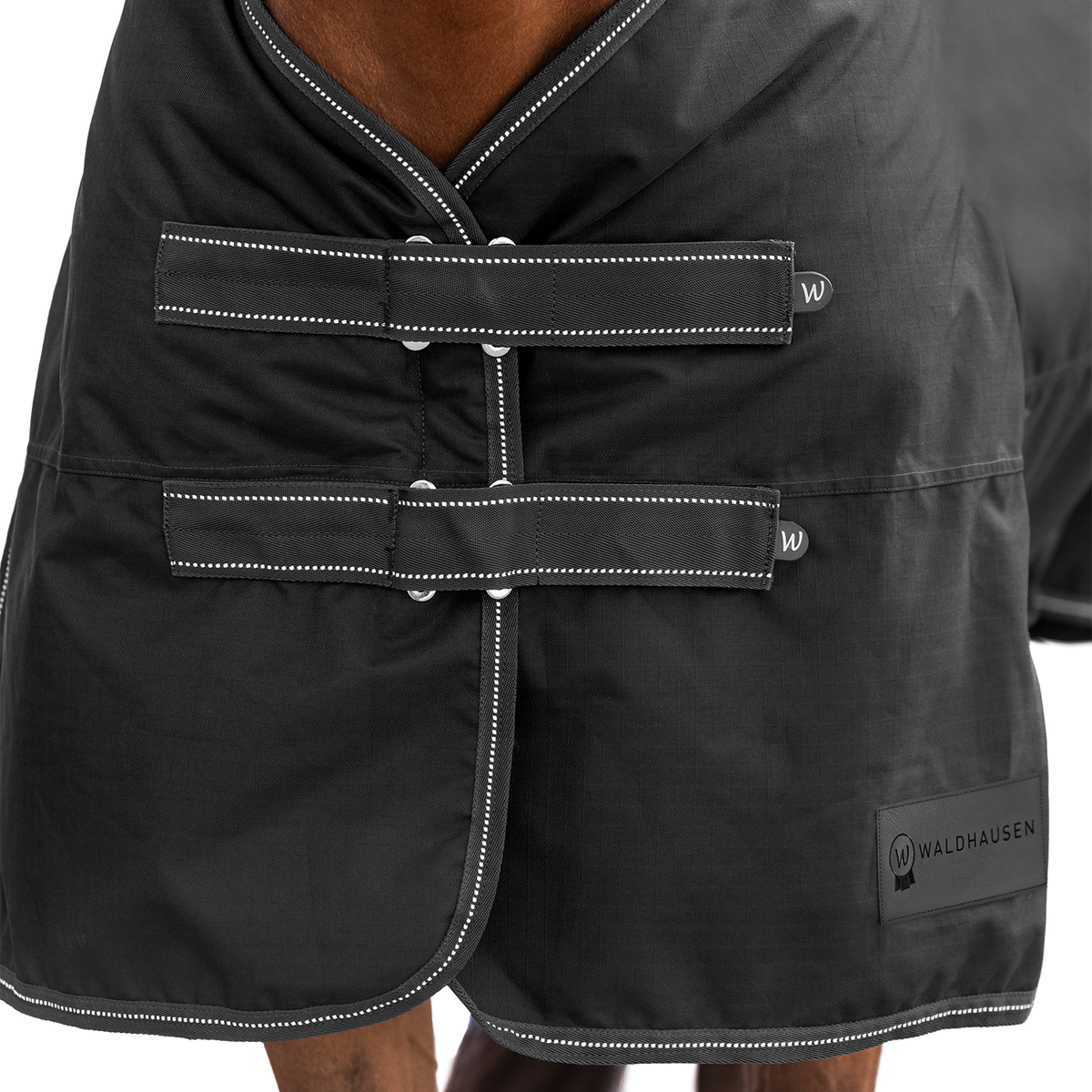 Waldhausen Outdoordecke Arctic High Neck Light schwarz