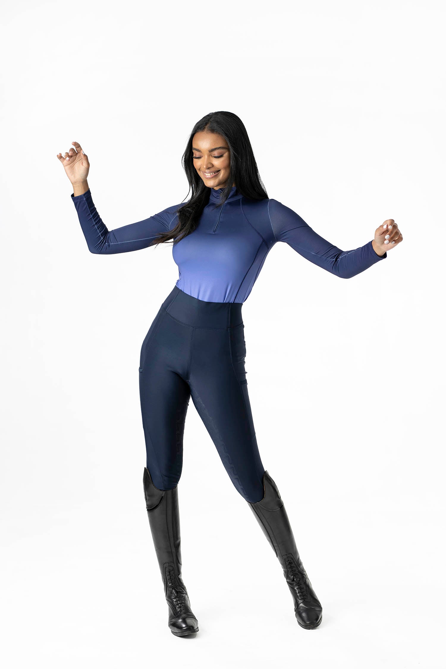 LeMieux Langarmshirt Spectrum Base Layer bluebell navy