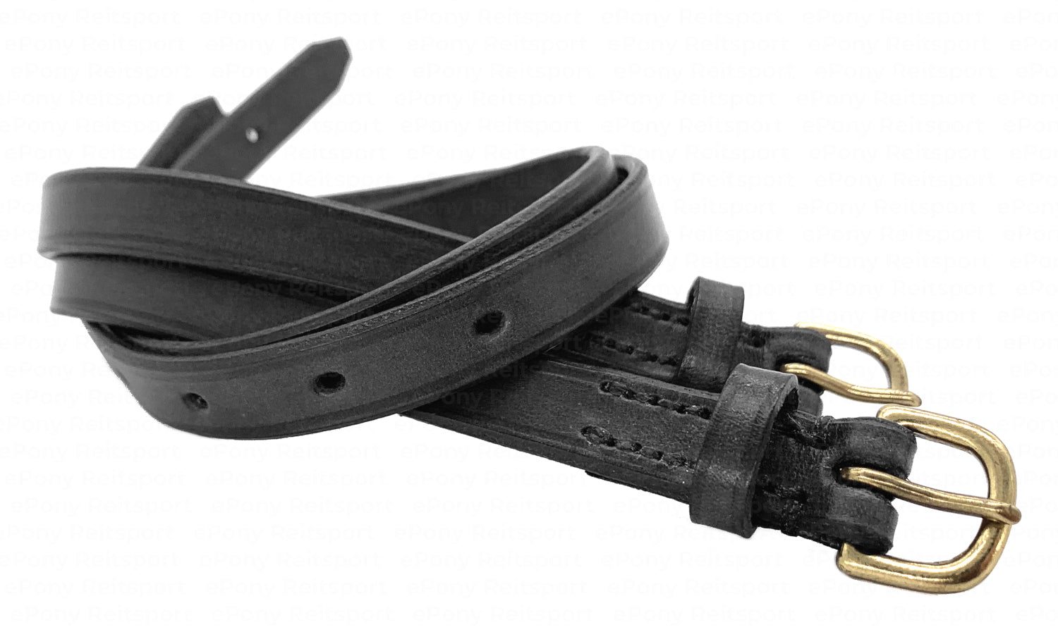 Döbert Classic Sporenriemen schwarz messing