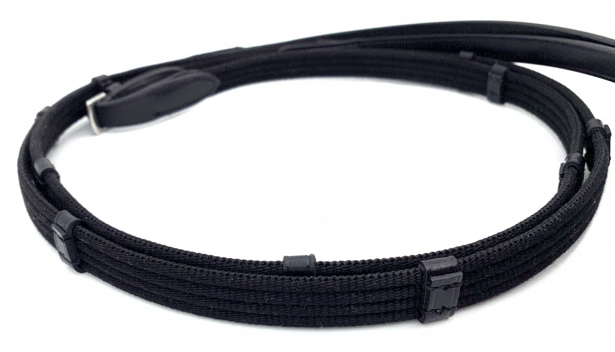 Döbert Stallmeister bridle English combined removable flash strap black-cognac