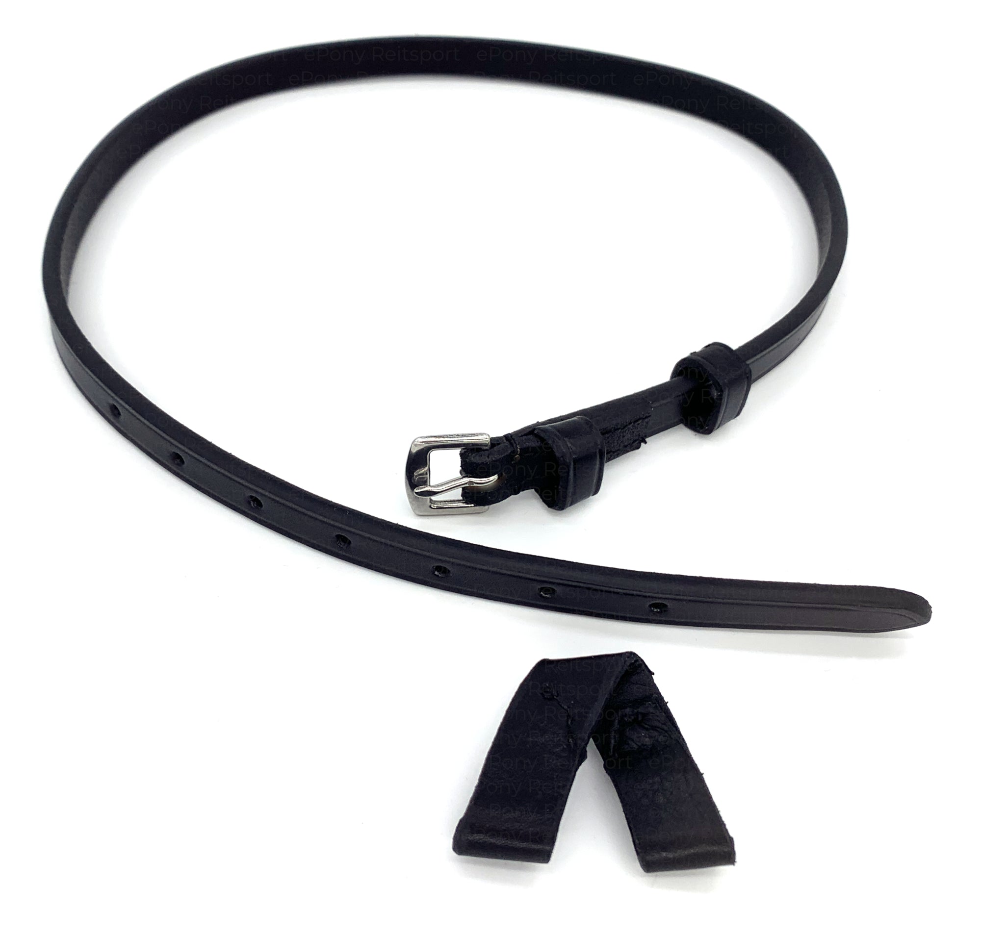 Döbert Stallmeister bridle English combined removable flash strap black-cognac