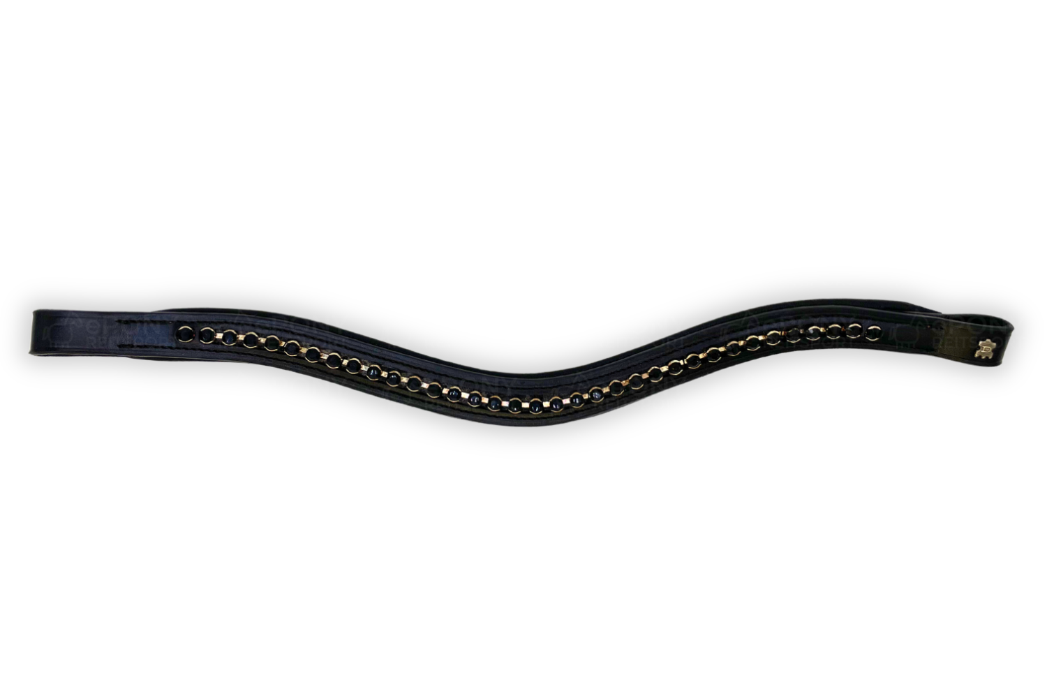 Döbert Stirnband Stallmeister schwarz KMP Dia 73 jet Warmblut