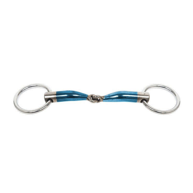 E25660L050115 Trust Equestrian Sweet Iron loose ring bradoon-jointed-16