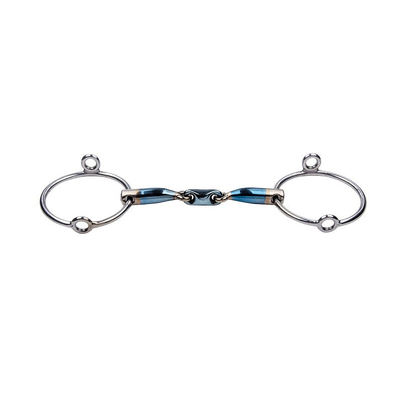 E27145L050115 Trust Equestrian Sweet Iron loose ring gag eliptical-16