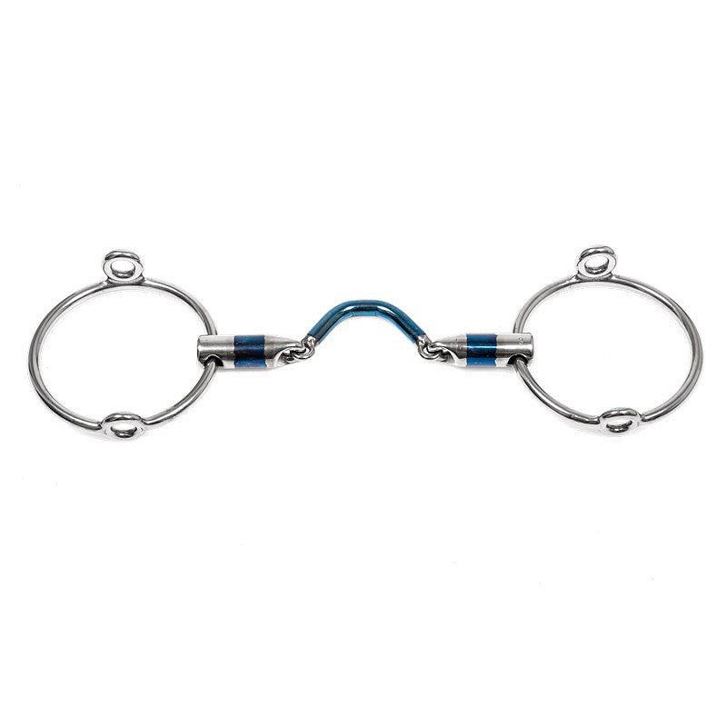 E27155L050115 Trust Equestrian Sweet Iron loose ring gag wideport segundo-16