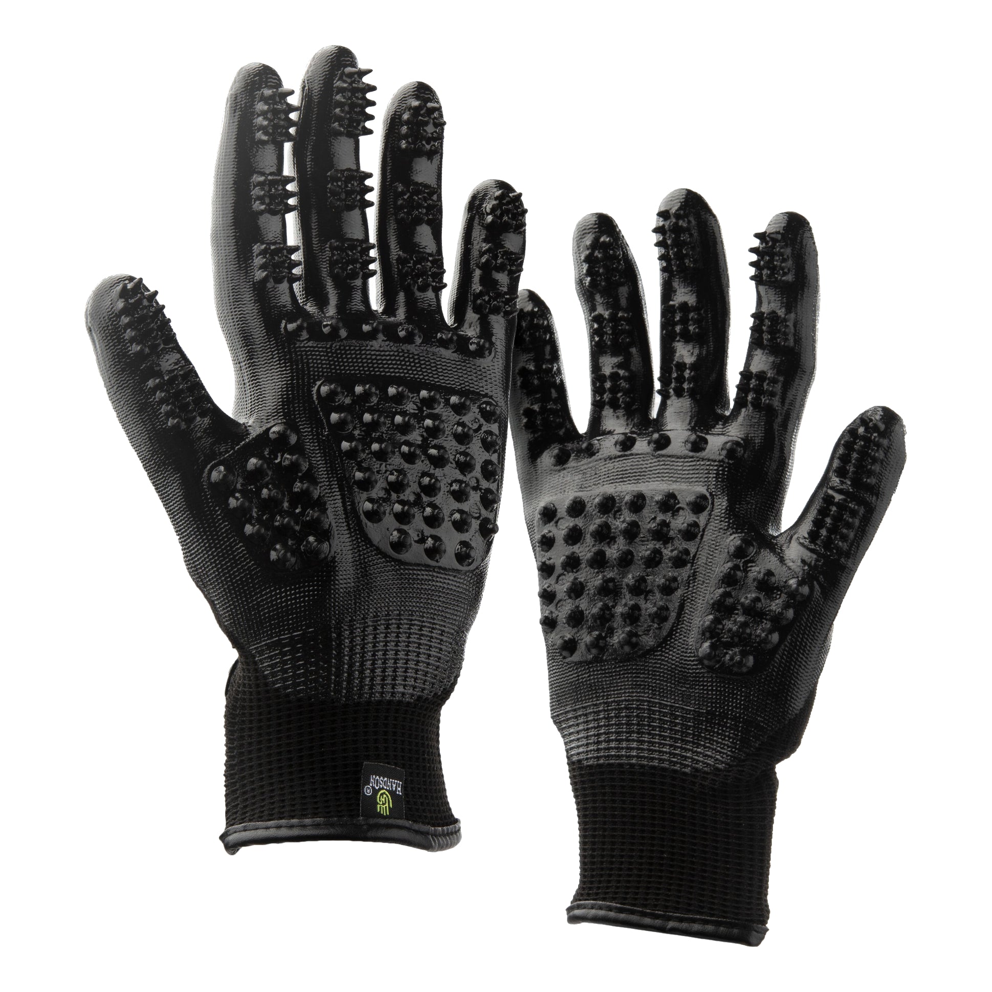 HandsOn Grooming Gloves Putzhandschuh schwarz - ePony Reitsport