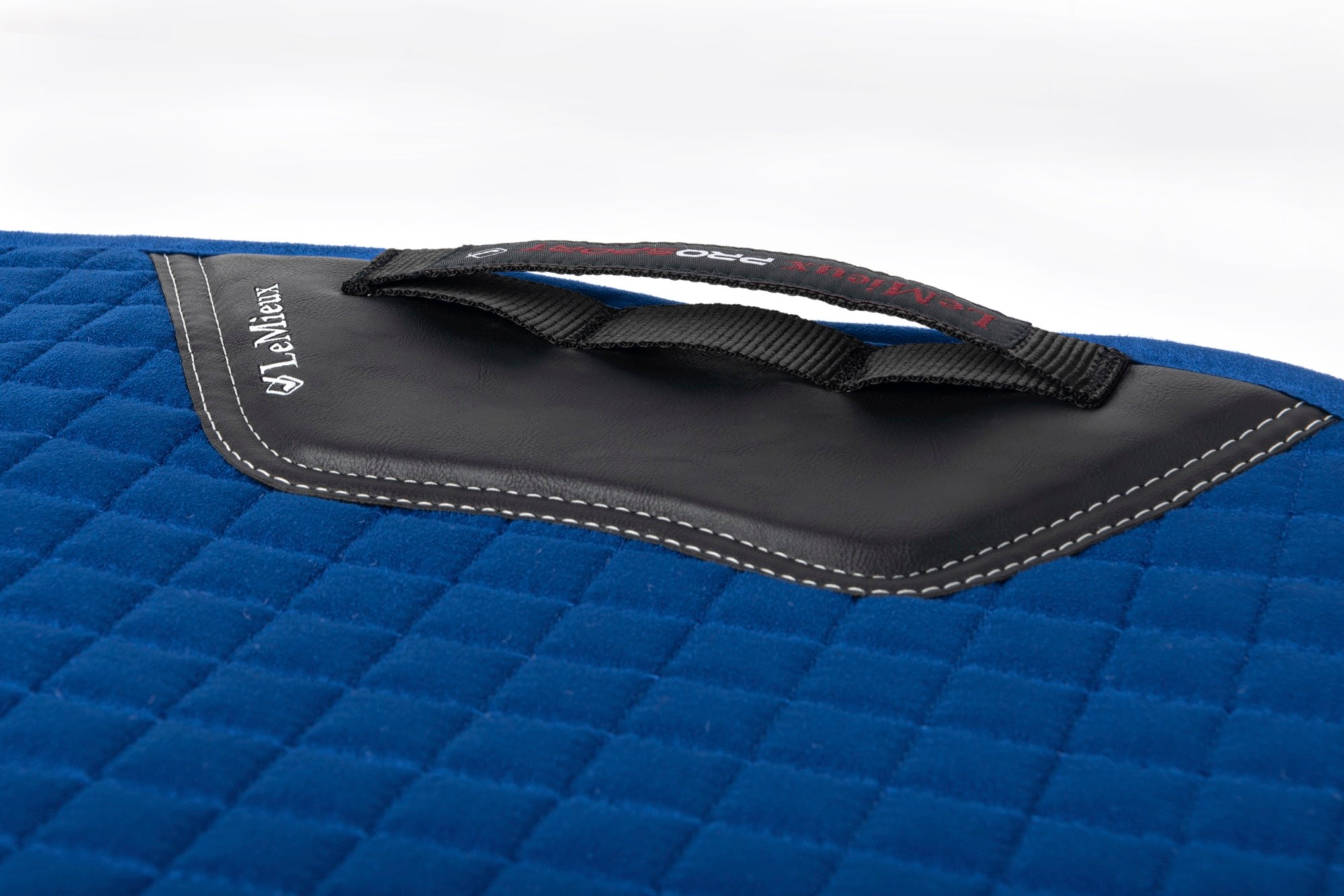 LeMieux Schabracke Luxury Suede Dressage Square benetton blue