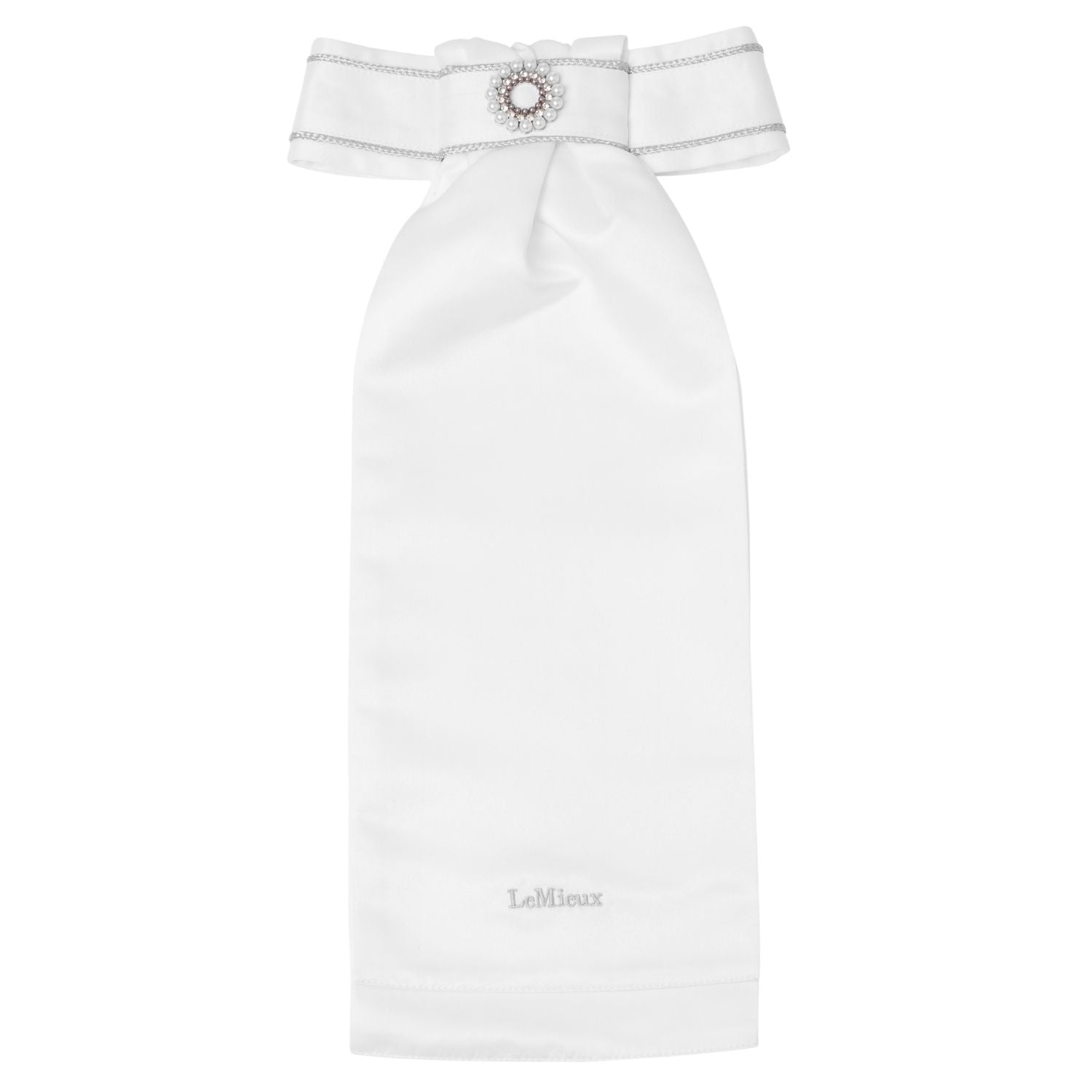 LeMieux Plastron Sparkle weiß