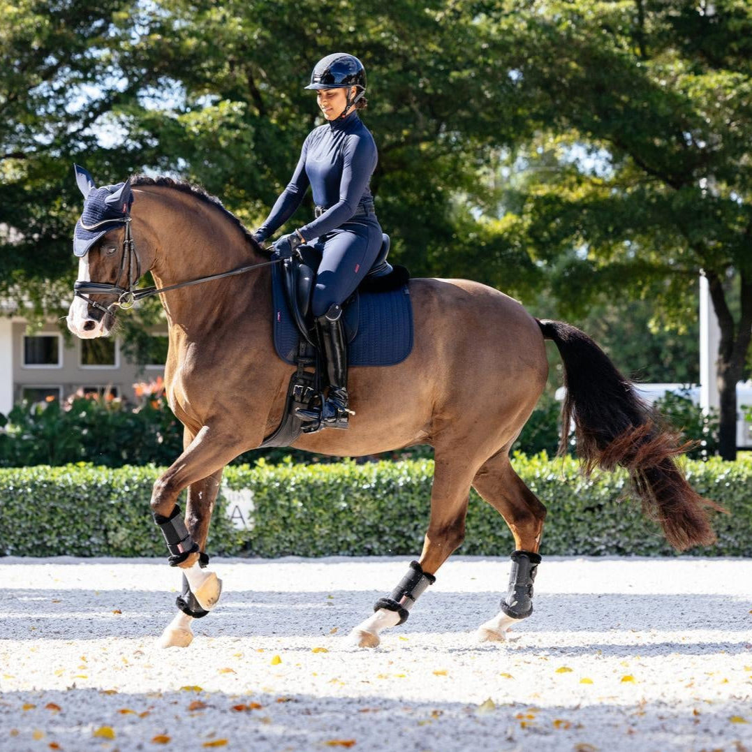 LeMieux Schabracke Essence Dressage Square Navy