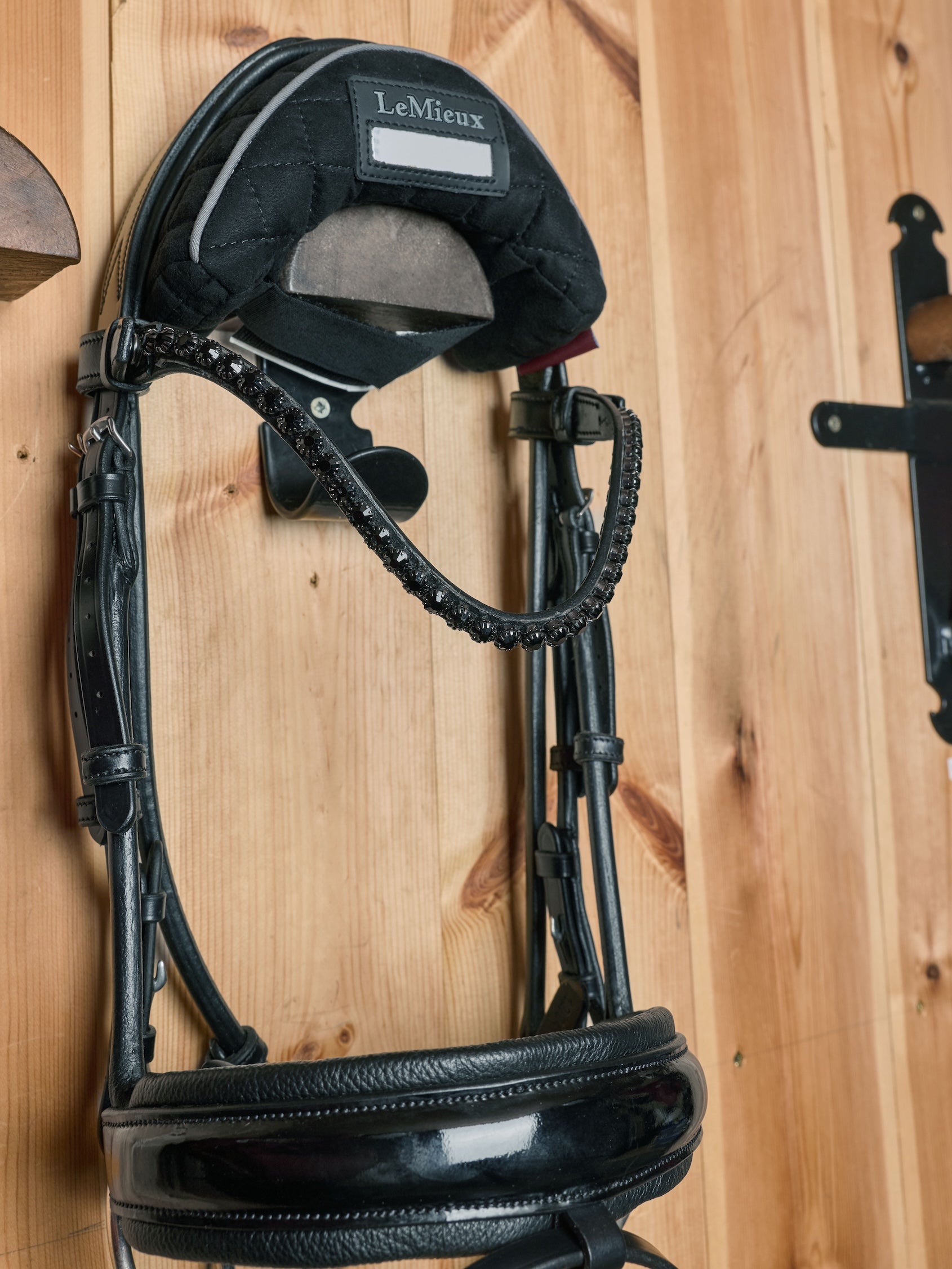LeMieux Trensenhakenpolster schwarz