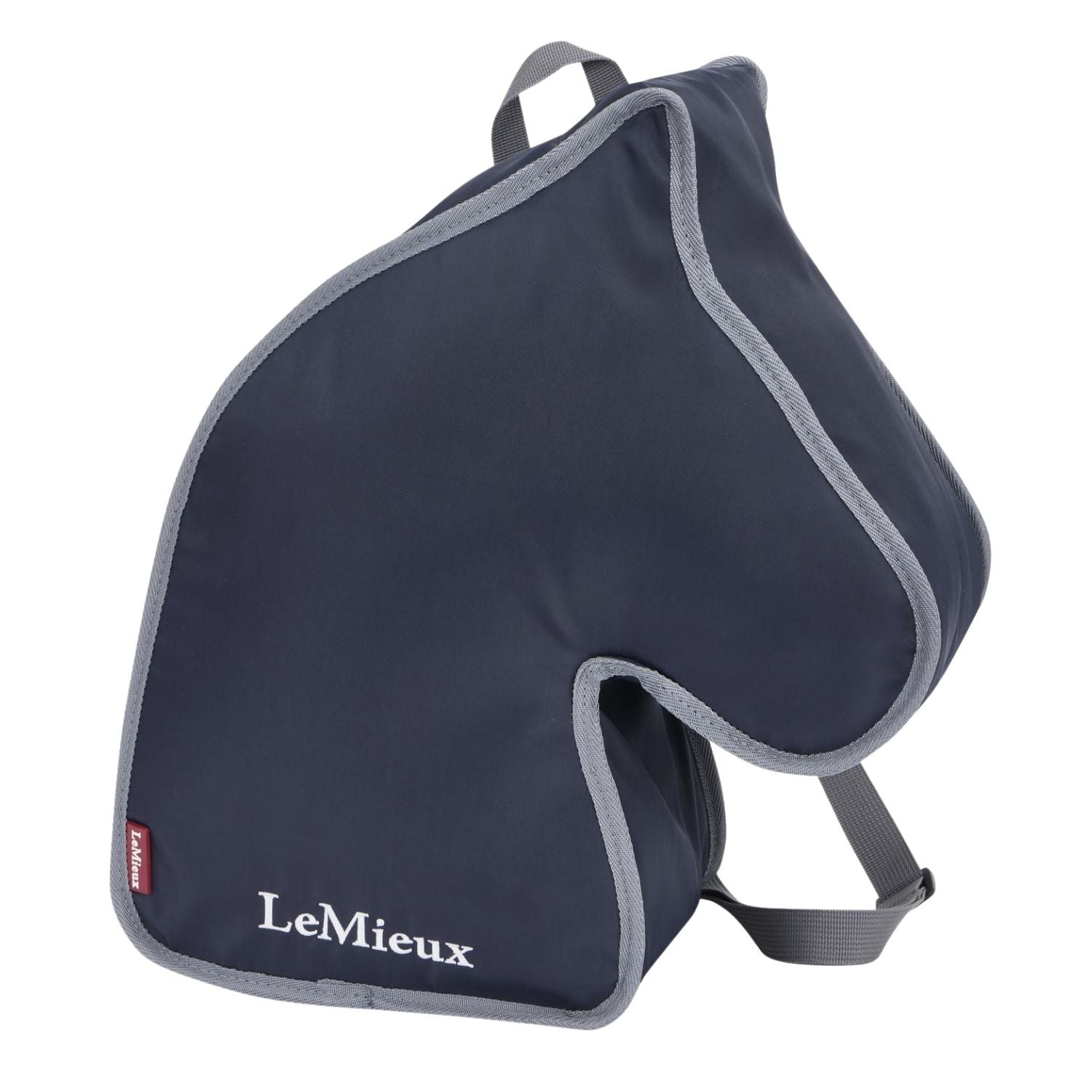 LeMieux Tragetasche für Hobby Horses in Navy – stilvoller Rucksack zur sicheren Aufbewahrung und zum Transport von Steckenpferden mit Stab.