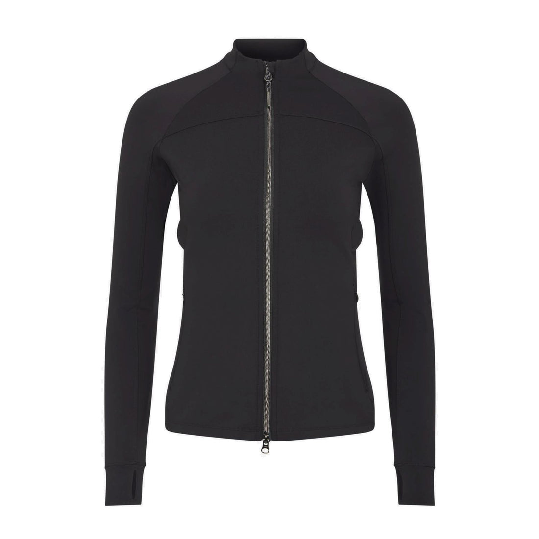 LeMieux Aspen Brushed Zip Through Jacket Black – leichte Damen Reitjacke mit weichem Innenfutter und figurbetonter Passform. Die schwarze lässt sich mit allen Kleidungsstücken der Kapsel-Kollektion Aspen von LeMieux kombinieren.Der Kleine Stehkragen ist funktionell und schützt vor Kälte. Die angeraute Innenseite ist warm.