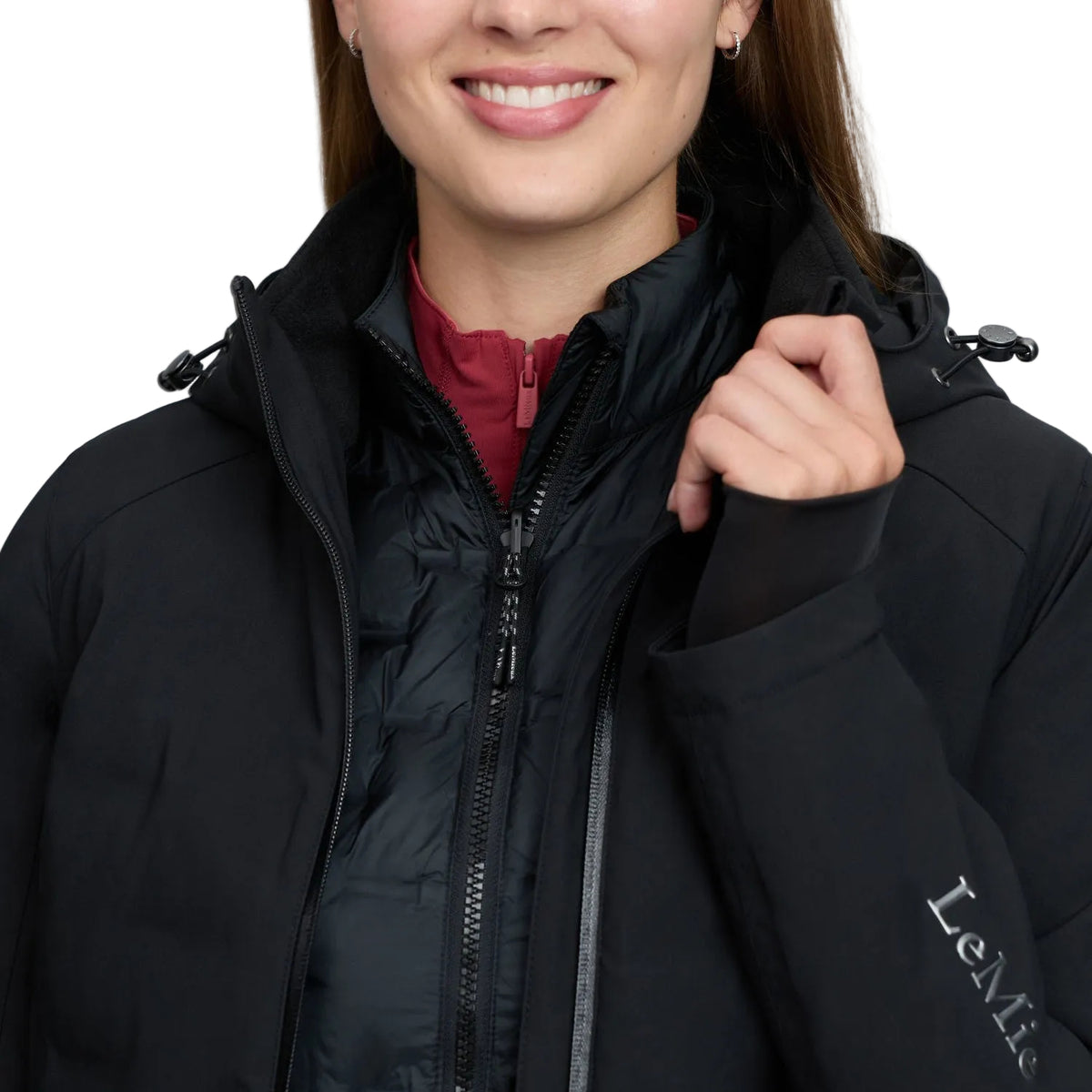 LeMieux wasserdichte 3-in-1-Hybridjacke Brooke schwarz