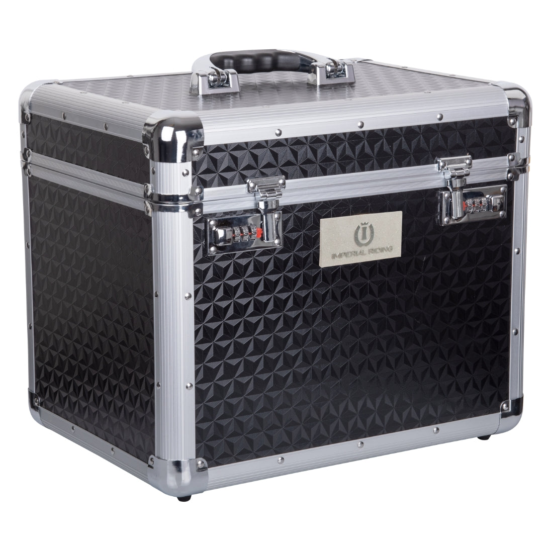 Imperial Riding grooming box IRHShiny Black Glitter