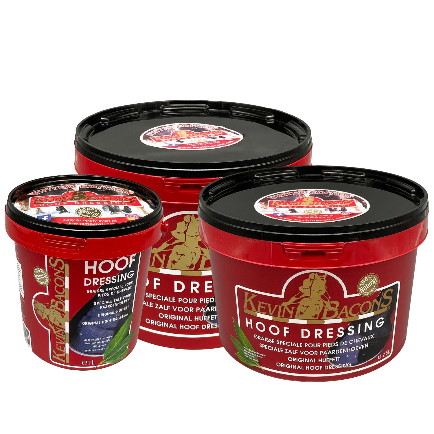 Kevin Bacon’s Hoof Dressing Black Winter Lorbeerbalsam zur Hufpflege bei niedrigen Temperaturen