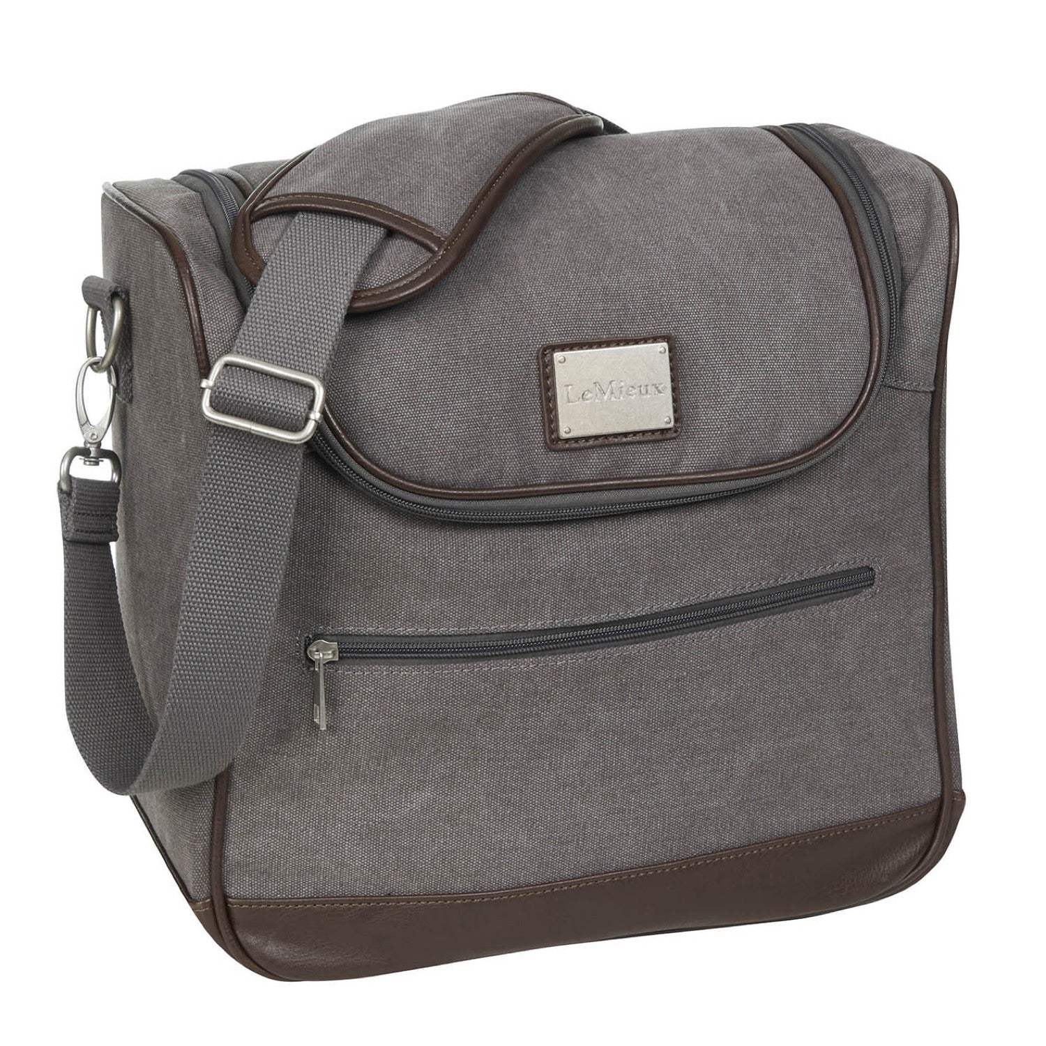 LeMieux Luxury Canvas Grooming Bag gray