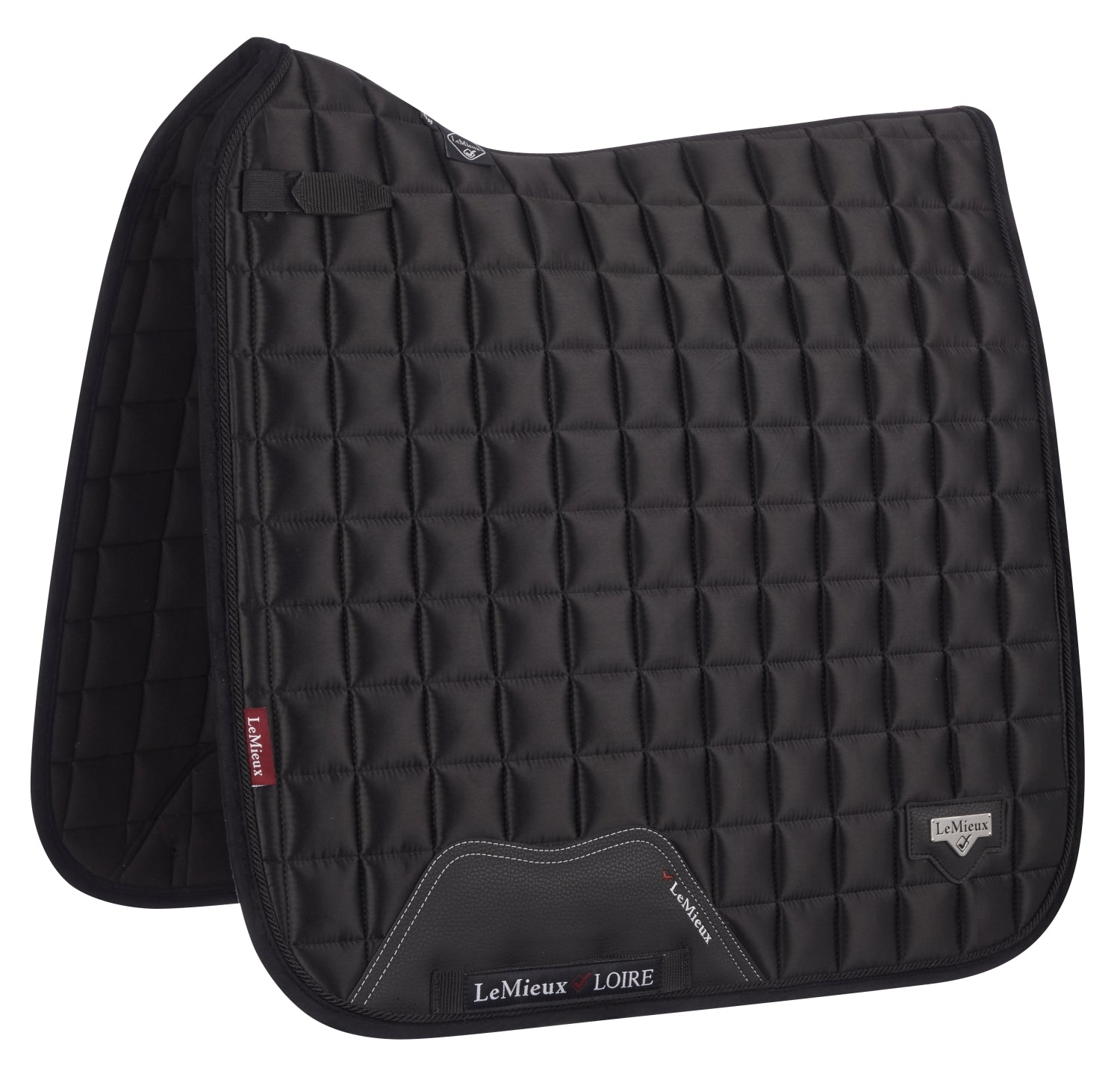LeMieux saddle pad Loire Classic Satin Dressage Square black