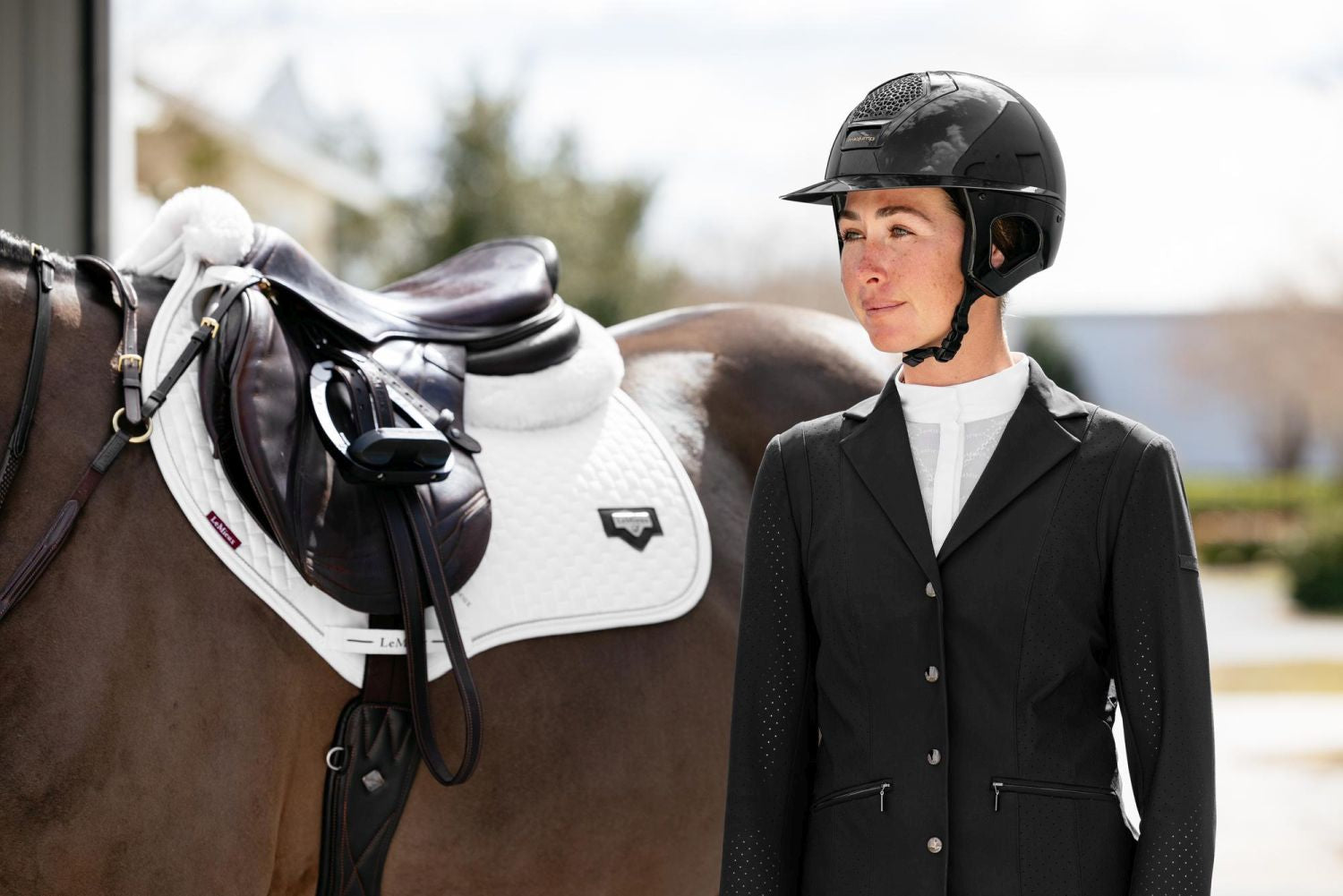 LeMieux Turnierjacket Jessica Mesh Show Jacket schwarz
