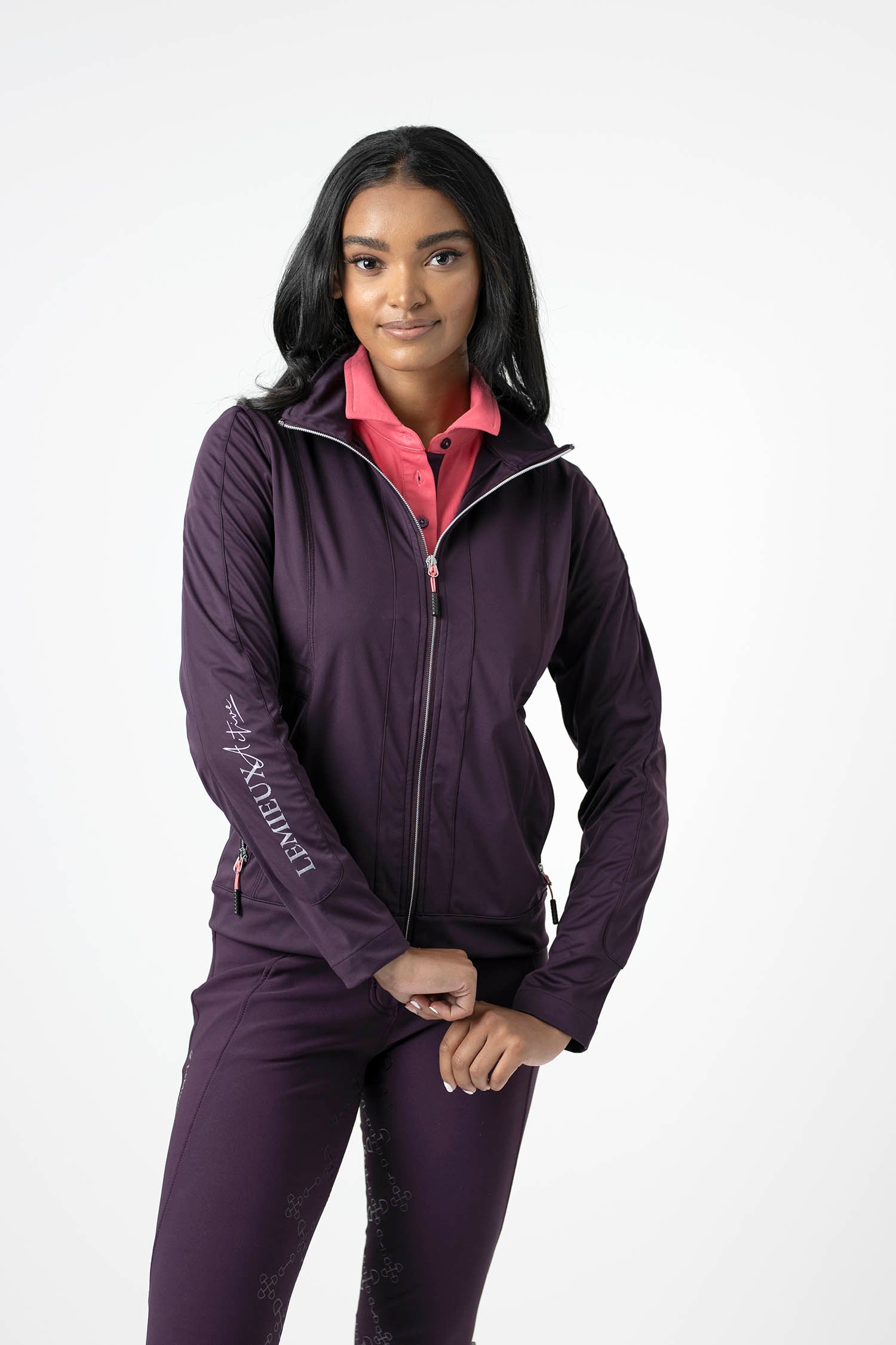 LeMieux jacket Skyla Lightweight Jacket aubergine