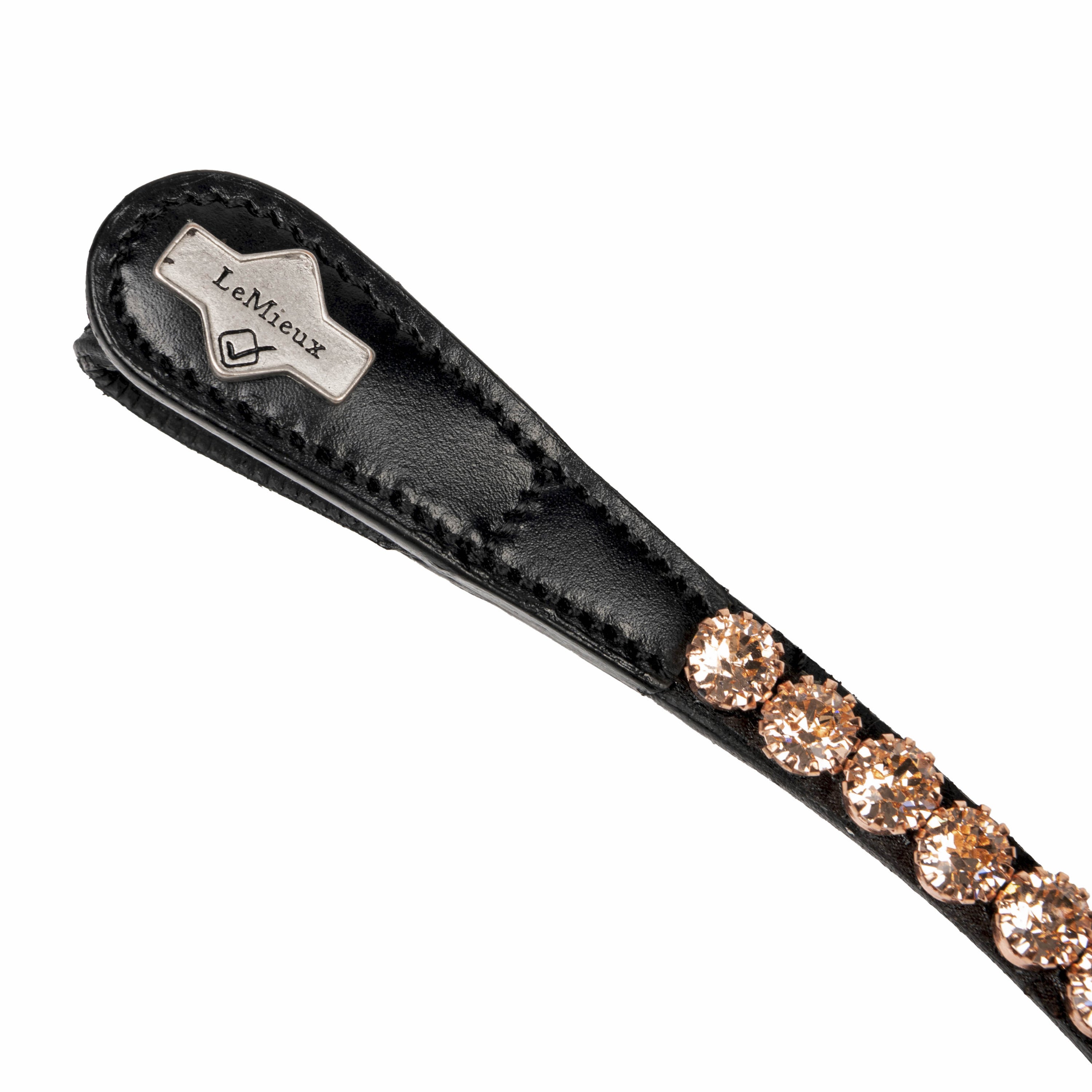 LeMieux Browband Classic Diamante rose black
