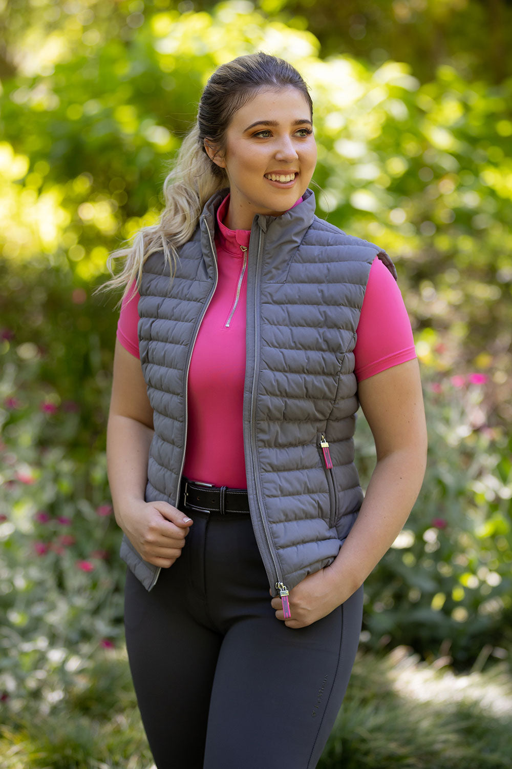 LeMieux Weste Nova Gilet carbon grey