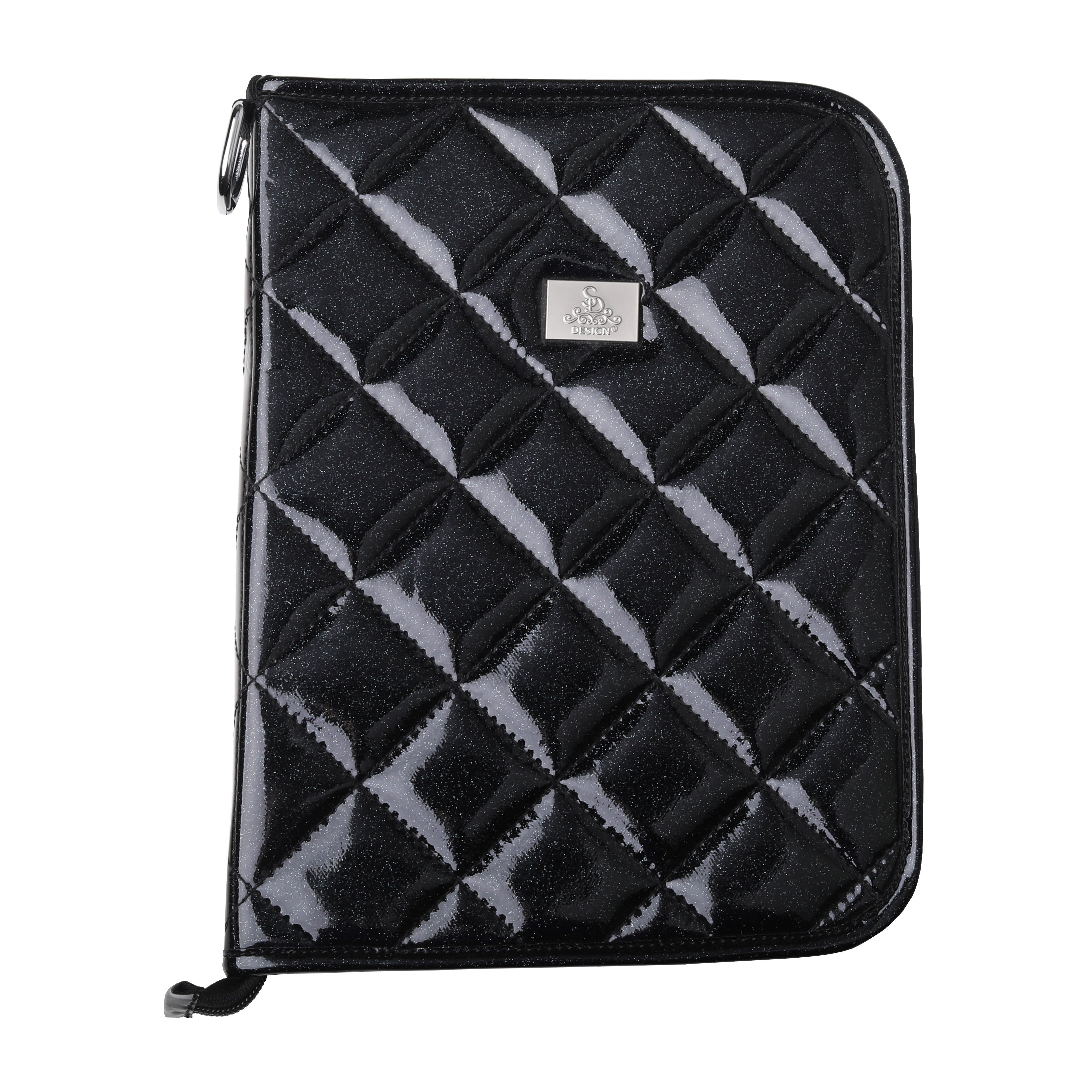 SD Design Equidenpass Tasche Mystery schwarzer Glitzerlack