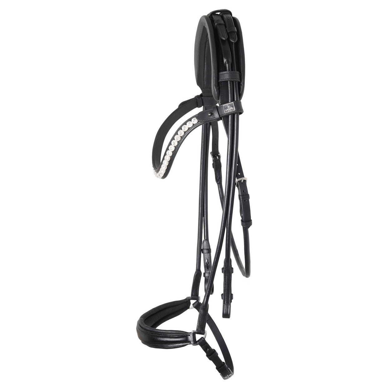 SD Design Bridle Duke de Niro II Hanoverian round stitched black