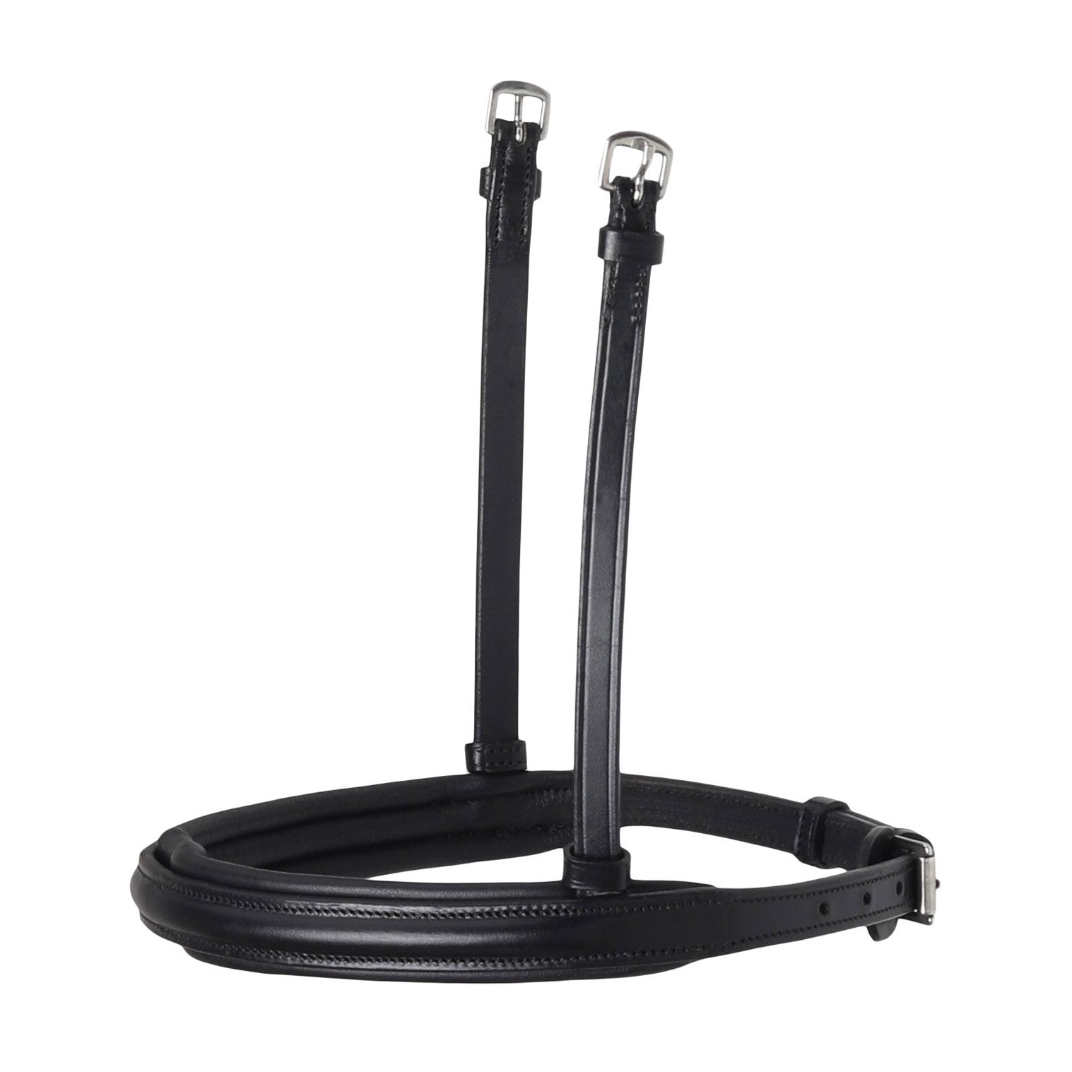 SD Design Leerox English noseband combined with removable flash strap black