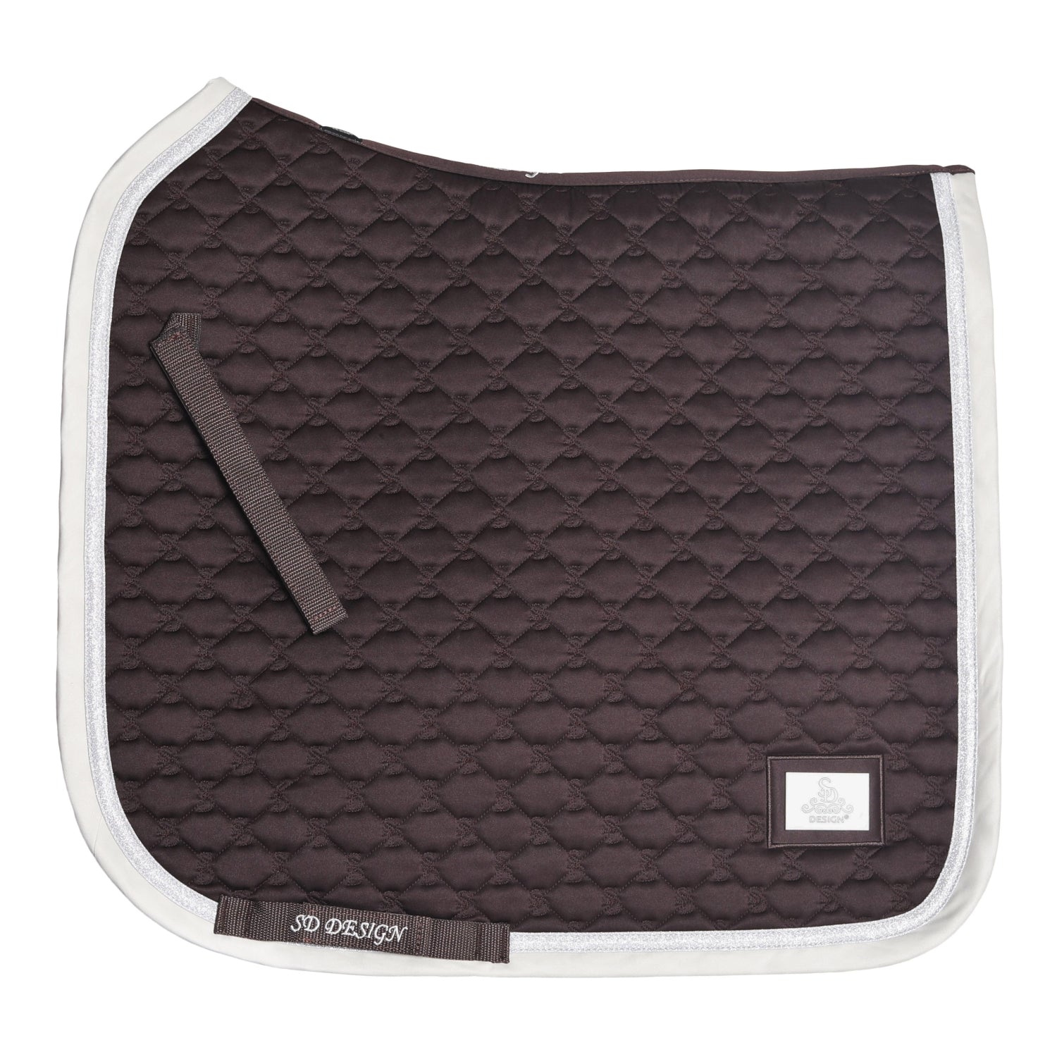 SD Design saddle pad Be Tempted chocolate macaron