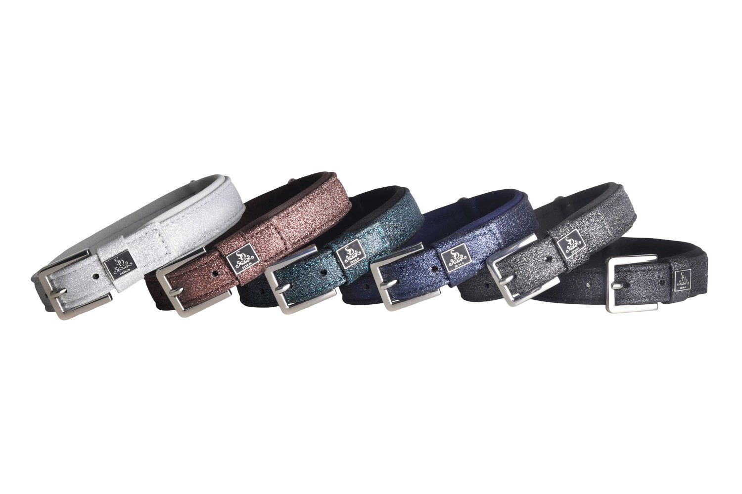 SD Design Hundehalsband Hollywood Glamorous blue lagoon glitter