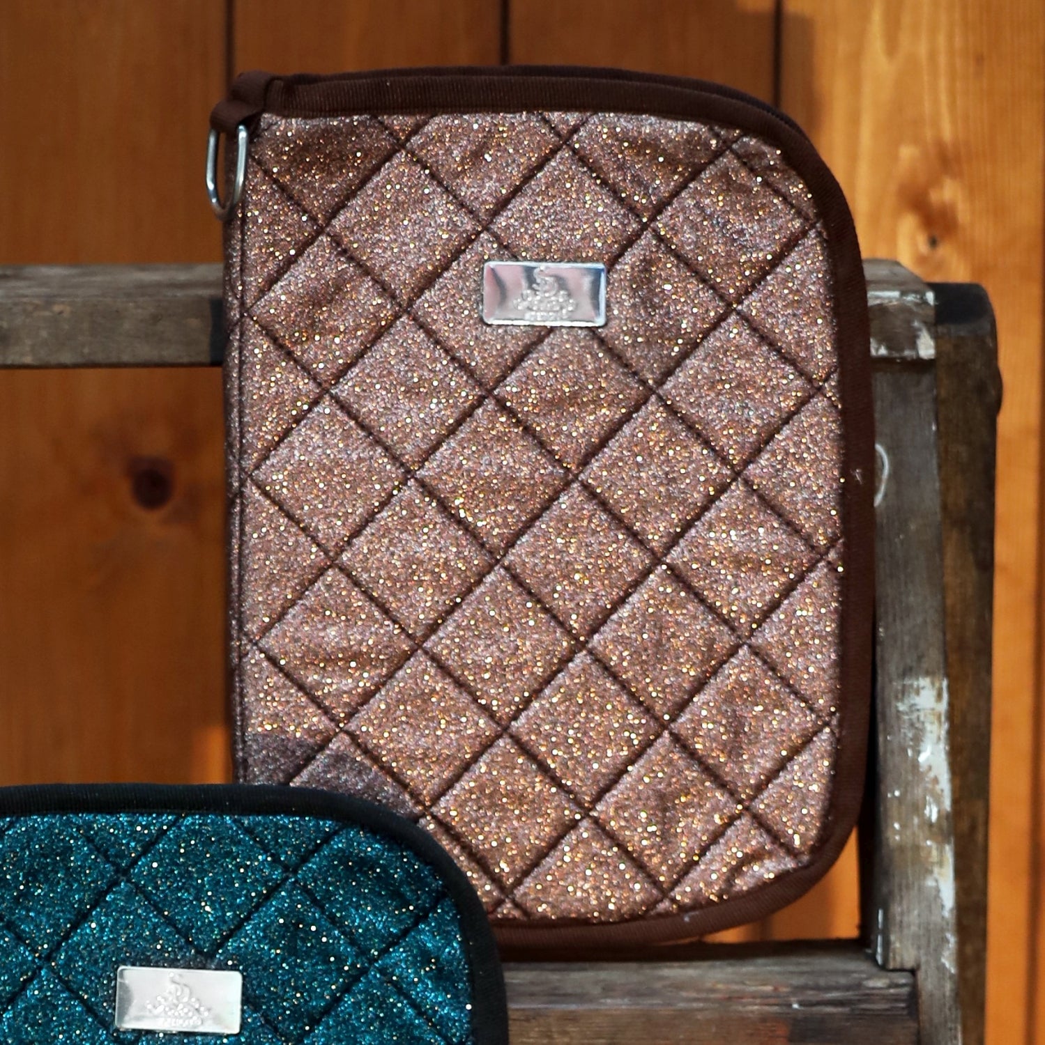 SD Design equine passport bag Hollywood Glamorous dazzling chocolate
