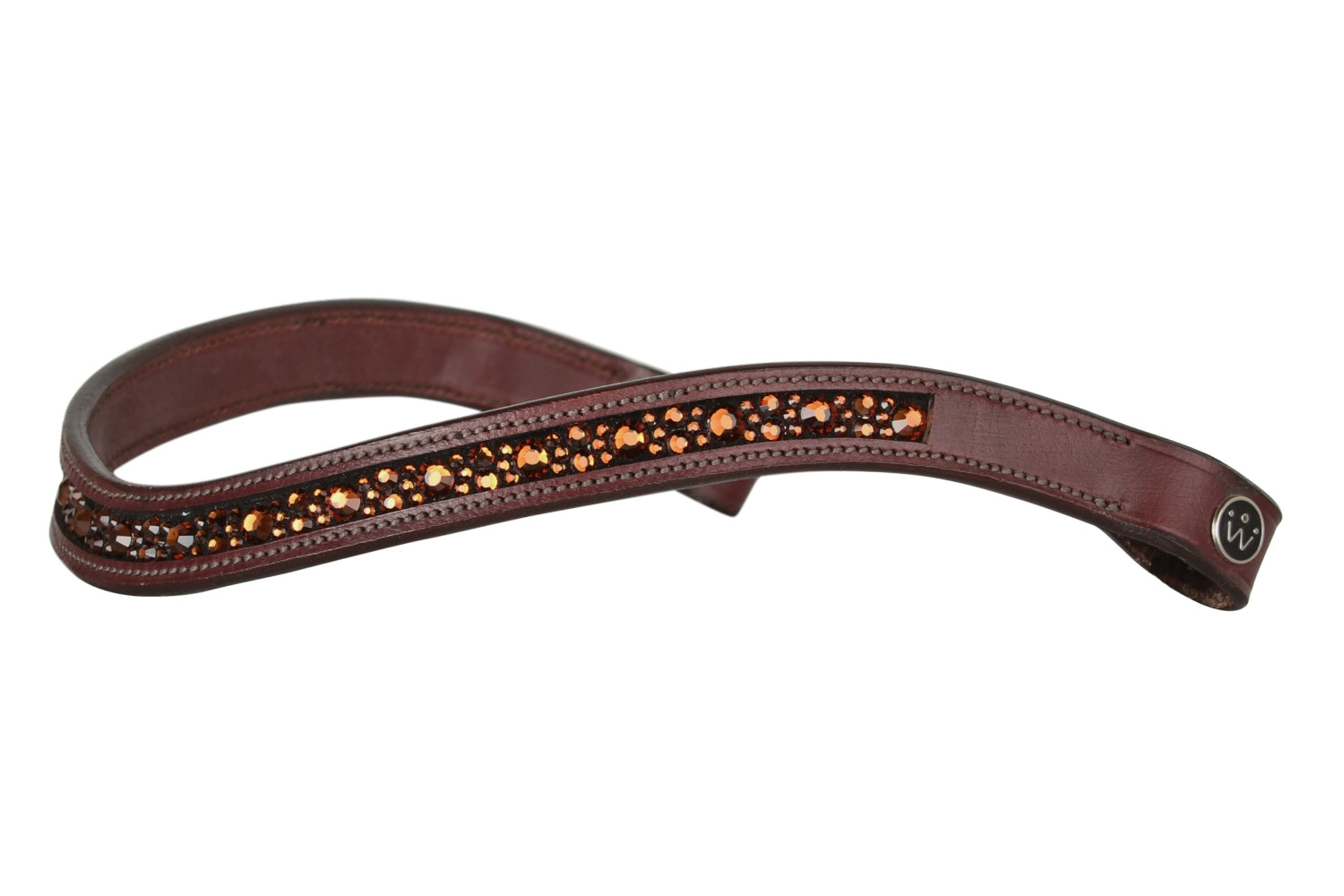 SD Design Headband De Luxe Smoked Topaz reddish brown