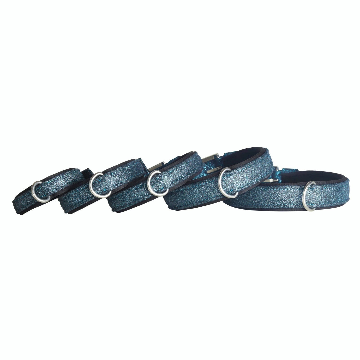 SD Design Hundehalsband Hollywood Glamorous blue lagoon glitter