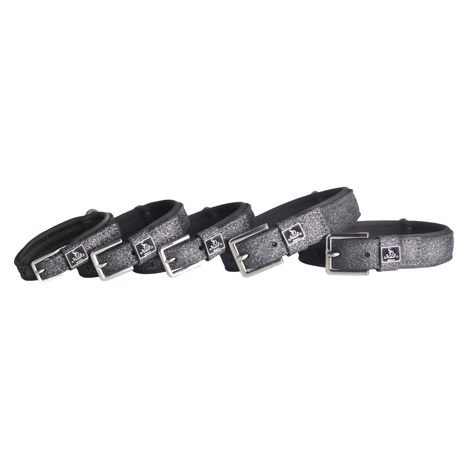 SD Design Hundehalsband Hollywood Glamorous dark shadow glitz