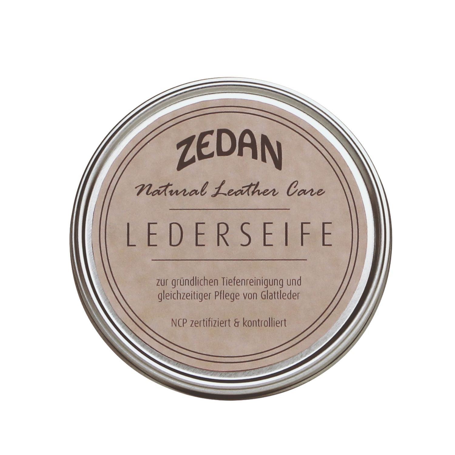 ZEDAN leather soap cleans and cares for all smooth leather