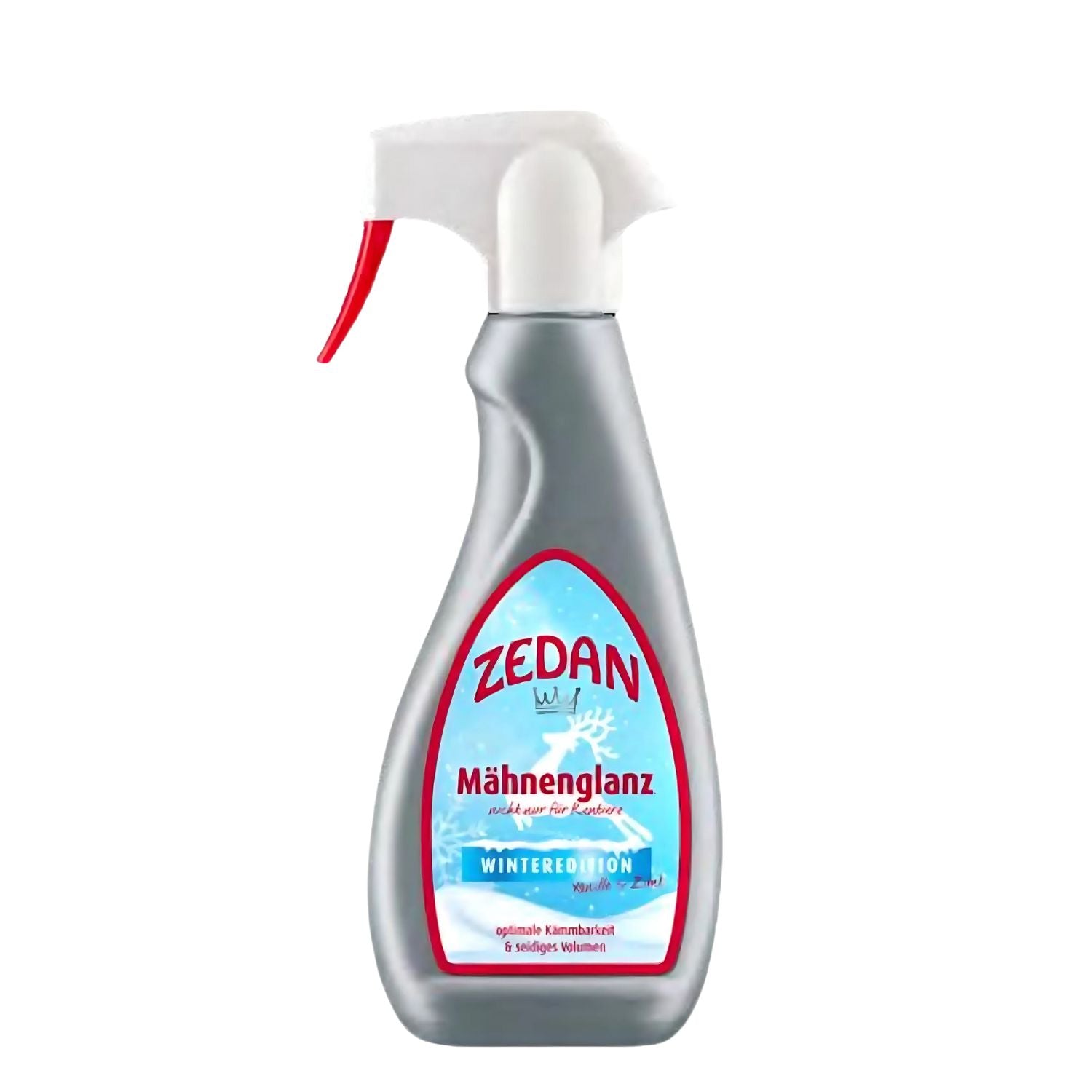 ZEDAN Mähnenglanz Spray Winteredition Vanille & Zimt für optimale Kämmbarkeit und seidigen Glanz