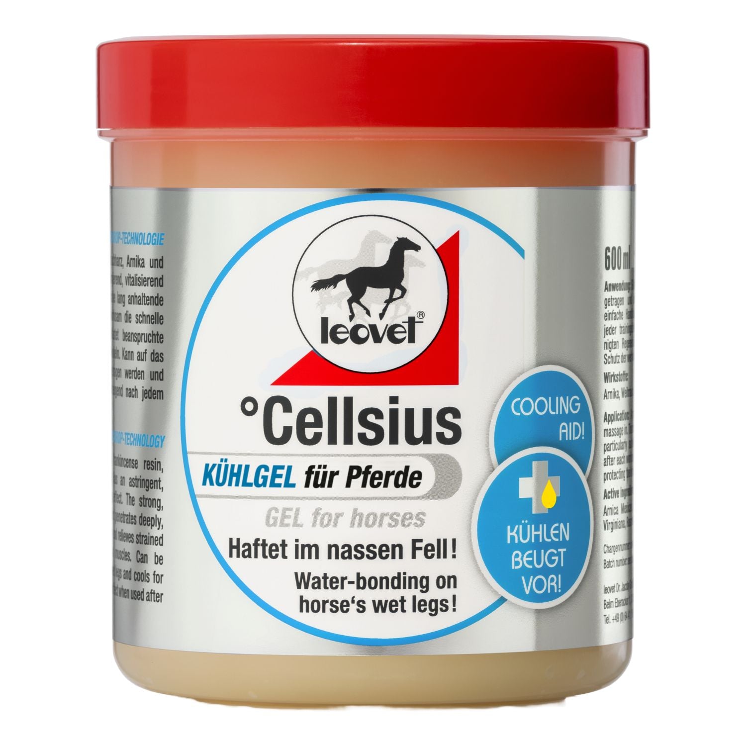 leovet Cellsius Gel für langanhaltende Kühlung und schnelle Regeneration der Pferdebeine - ePony Reitsport